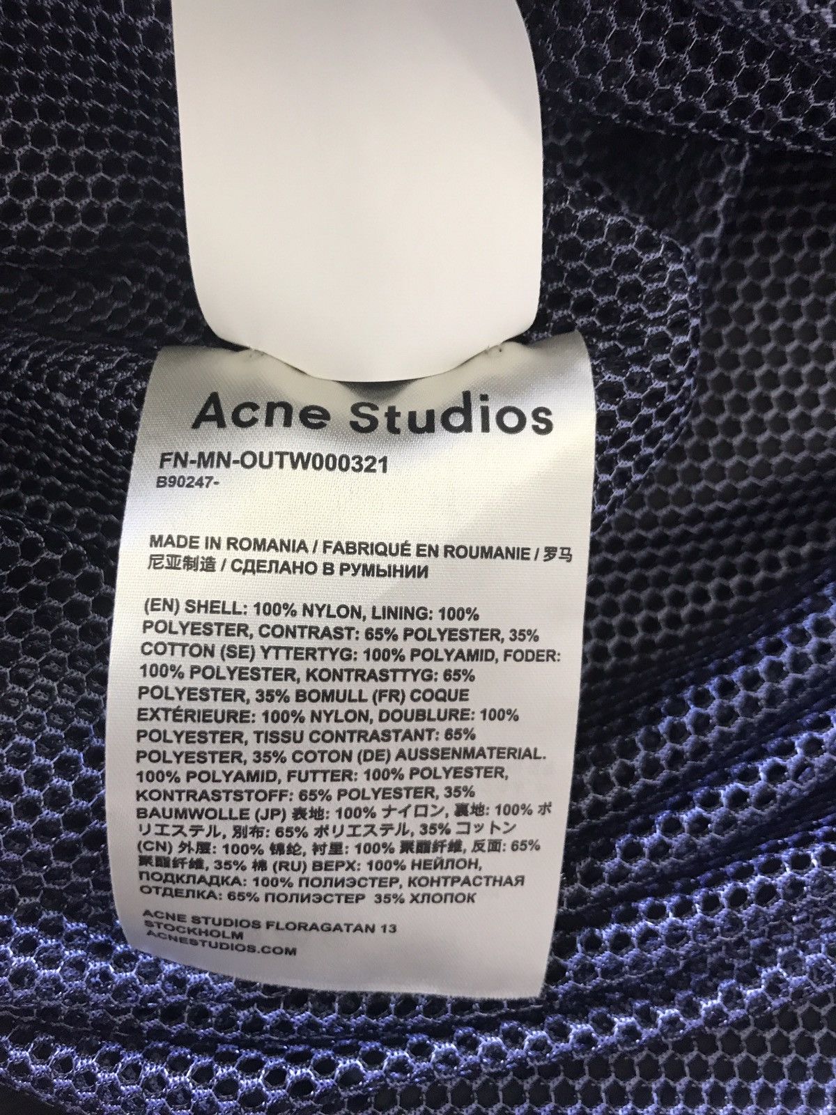 Acne Studios BNWT $700 Acne Studios 50 Ripstop Anorak black matte Size US M / EU 48-50 / 2 - 5 Thumbnail