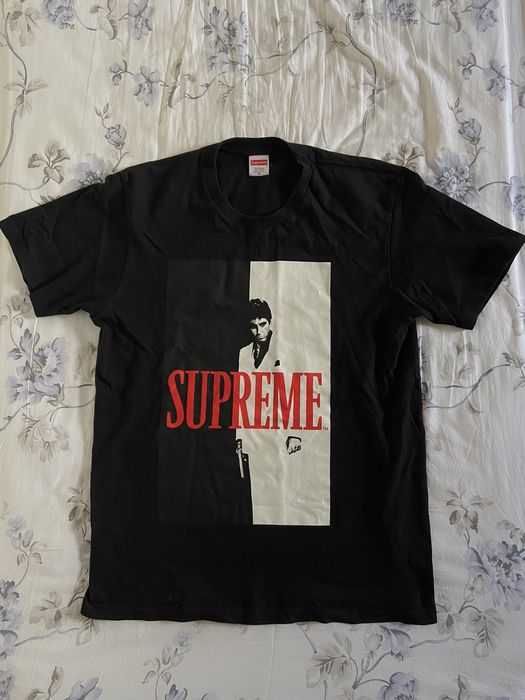 Supreme Scarface Split T-Shirt 'Black