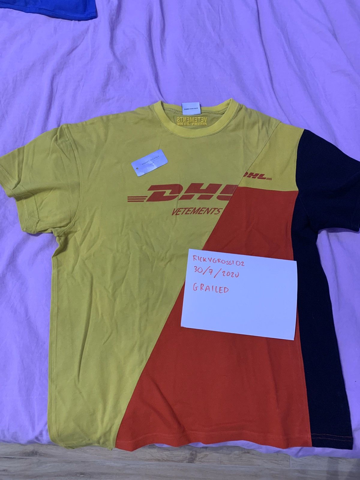 Vetement dhl hot sale shirt