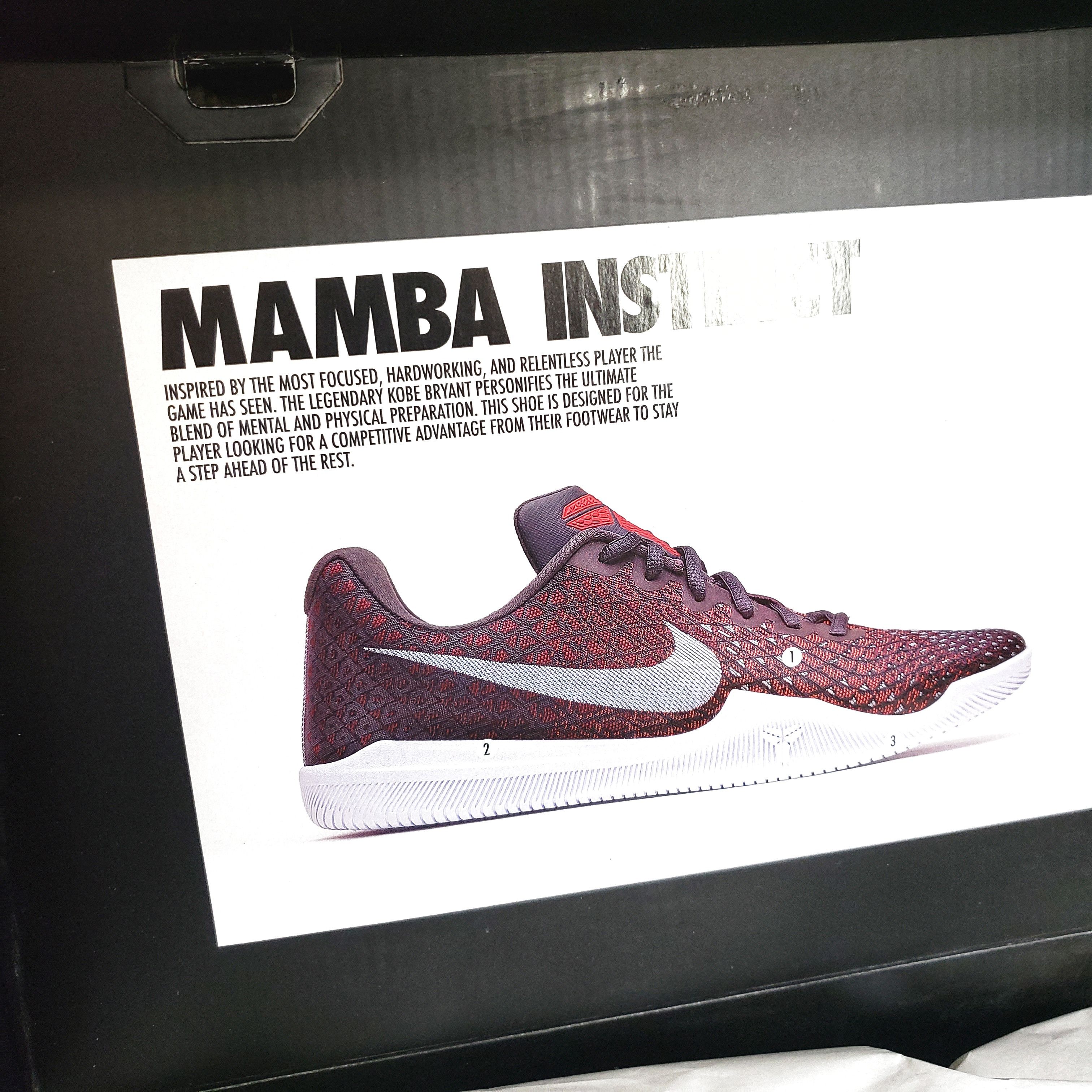 Nike Kobe Mamba Instinct Low Top Sneakers In Box Like New Footwear