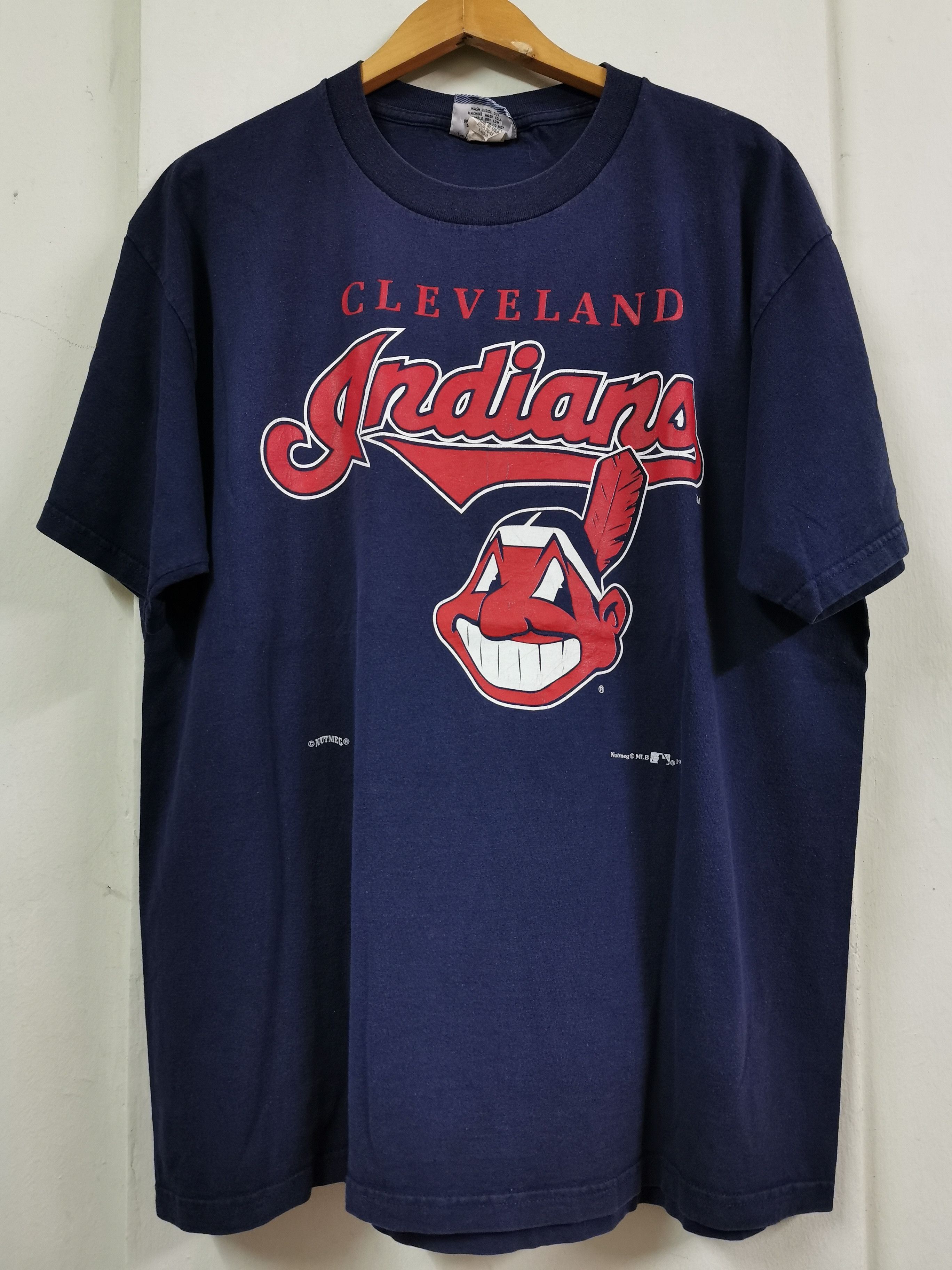 Vintage 1995 Cleveland Indians MLB Blue T-Shirt - www.toestory.in