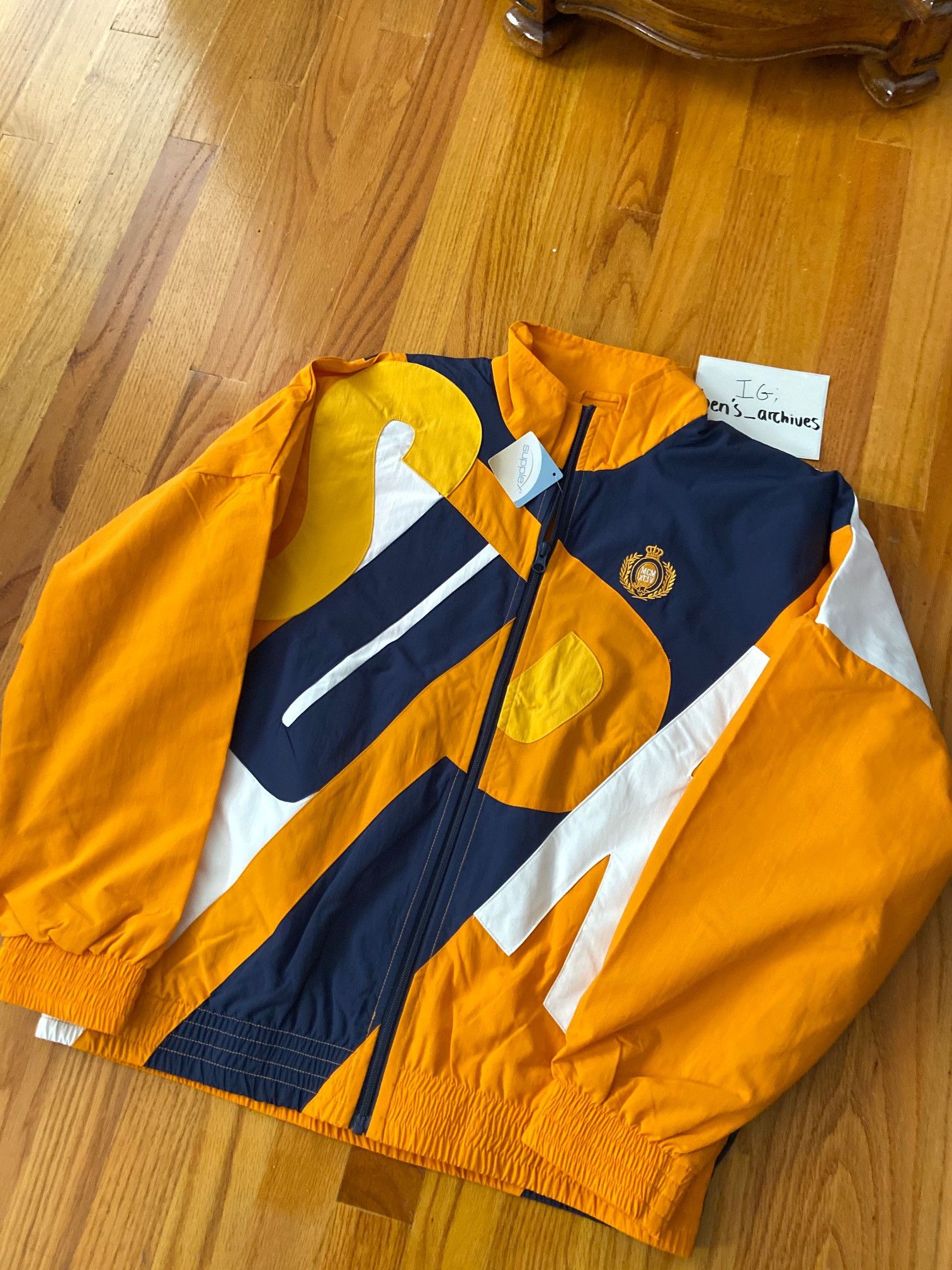Supreme BIG LETTER TRACK JACKET SIZE MEDIUM Grailed