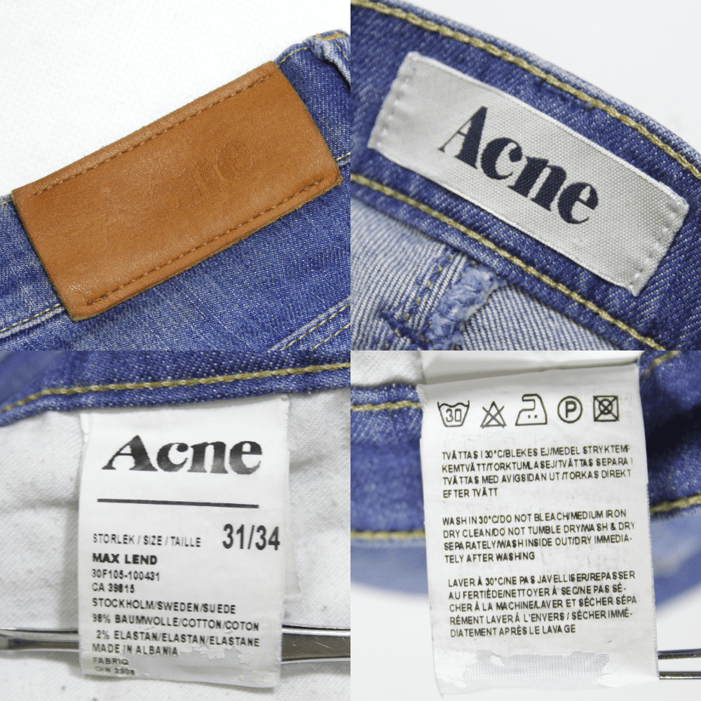 Acne Studios Max Lend Jeans Size US 31 - 10 Thumbnail