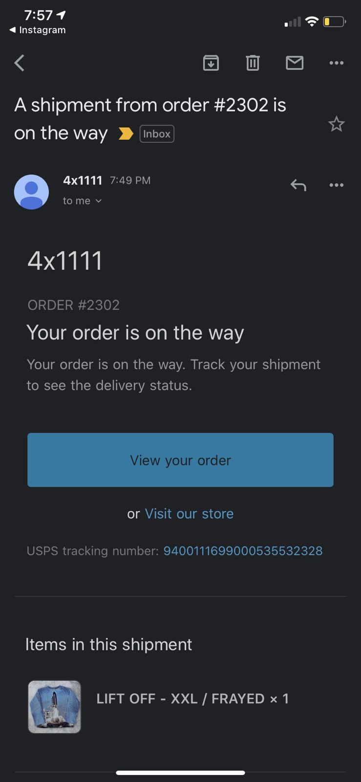 Other 4x1111 LIFT OFF Size US XXL / EU 58 / 5 - 4 Thumbnail