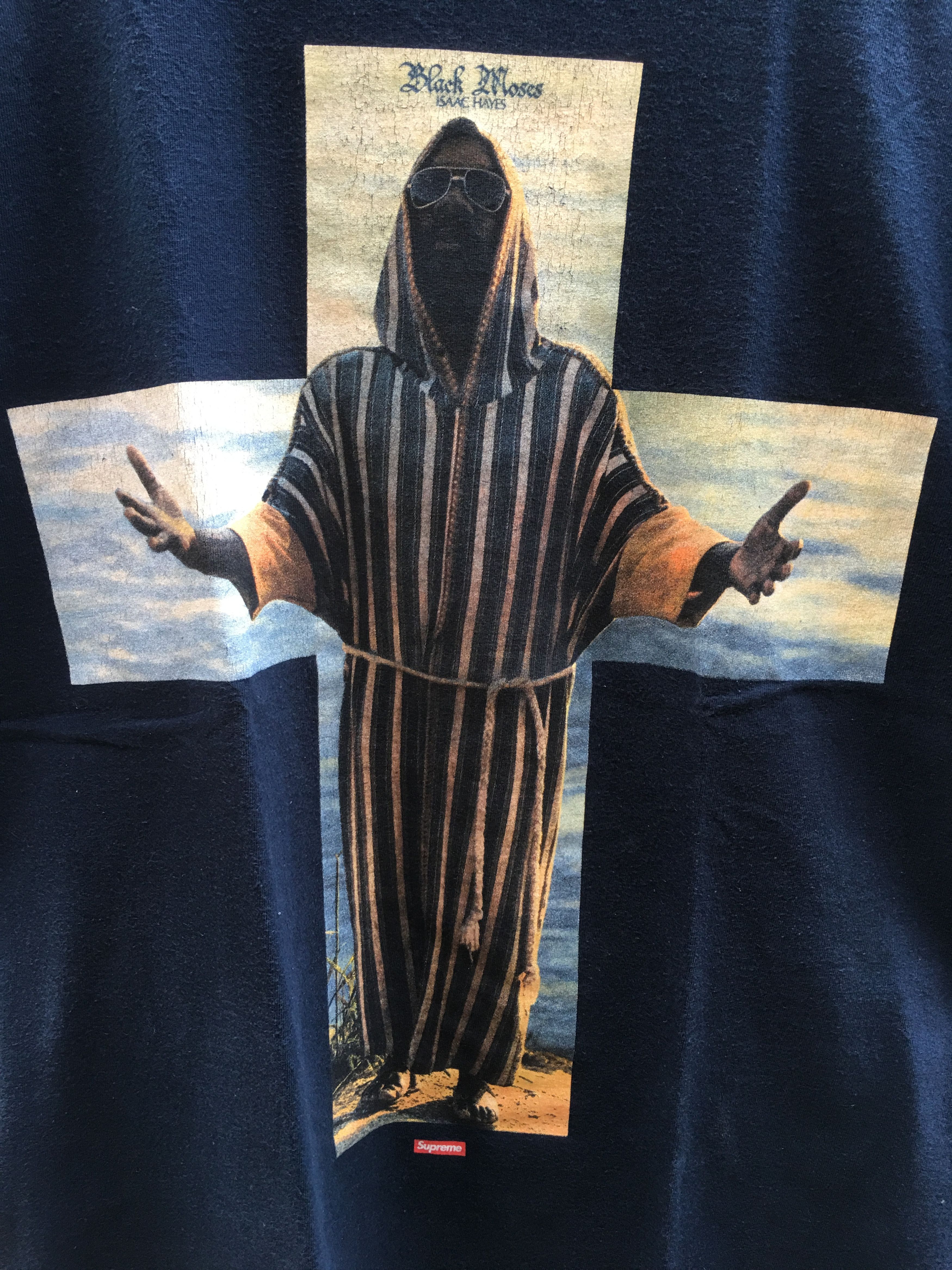 Supreme Supreme x Stax Records Black Moses Isaac Hayes Tee | Grailed