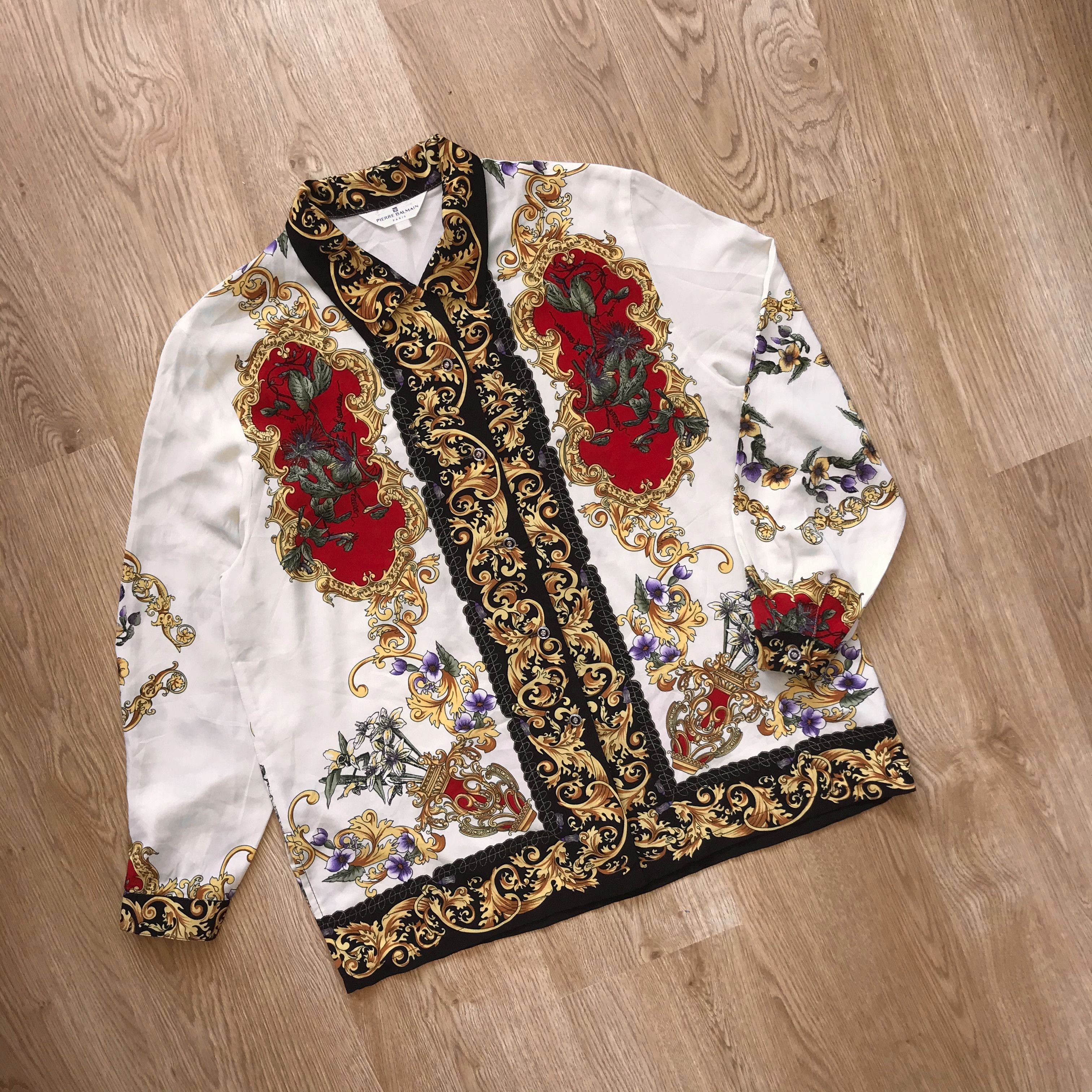 Balmain × Pierre Balmain × Vintage Vintage Pierre Balmain Silk 