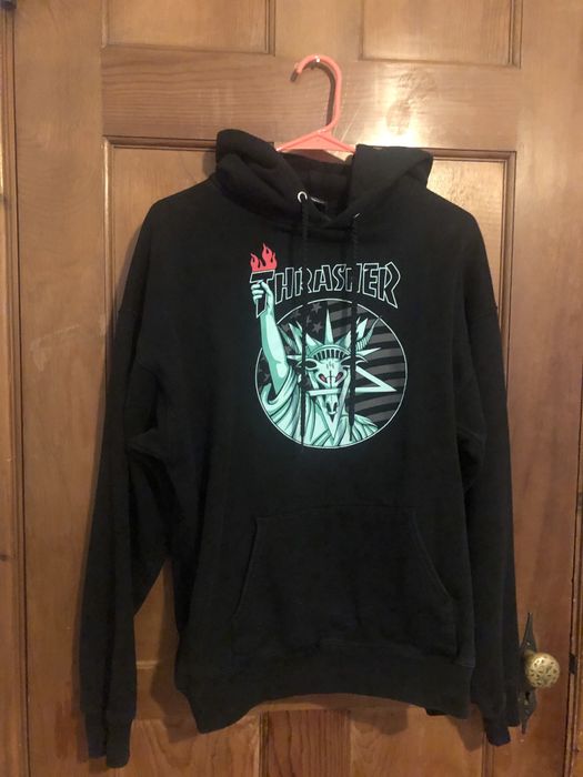 Statue of sale liberty thrasher hoodie