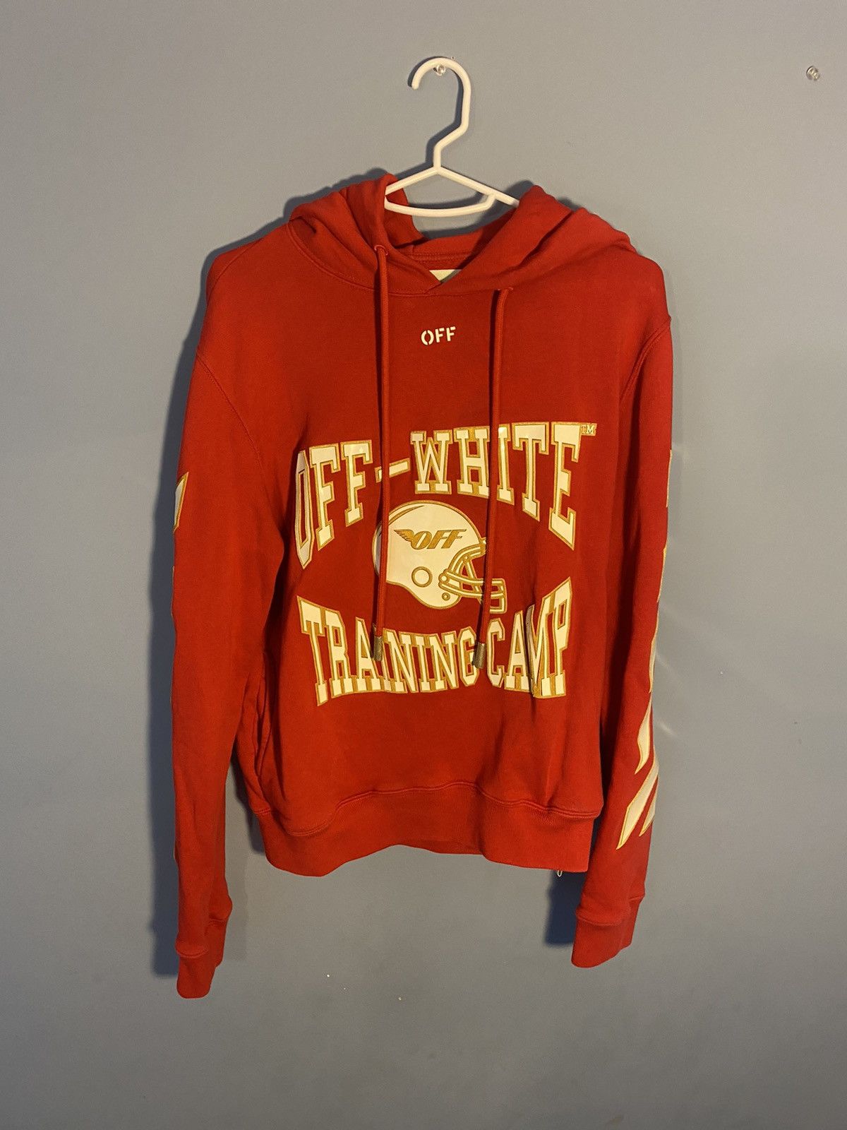 Off White Off White Training Camp Hoodie Saks Fifth Grailed