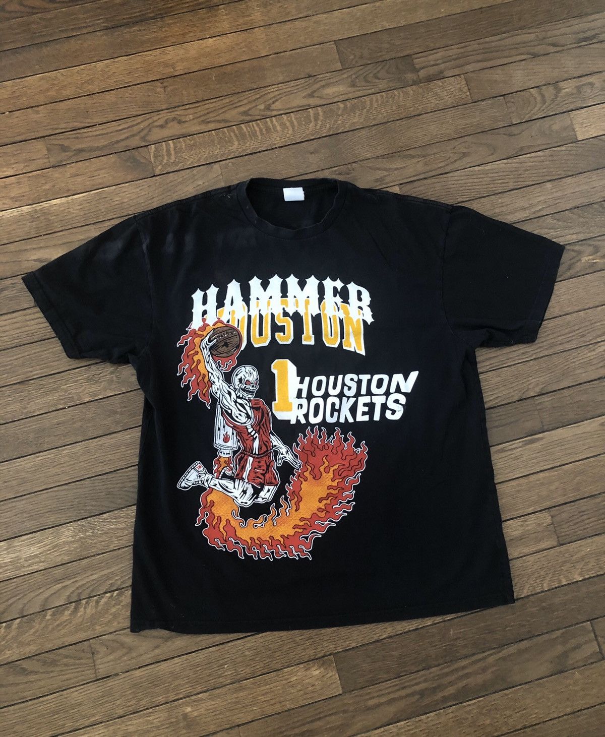 Warren Lotas Hammer Houston Rockets Tee Tops