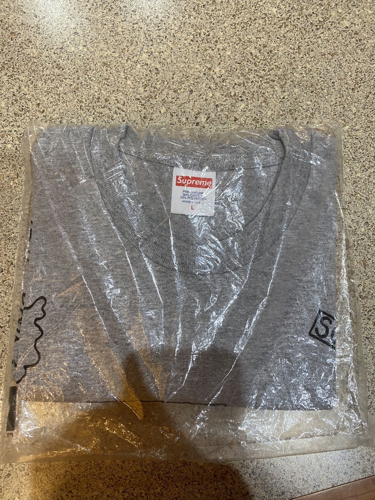 Supreme Gonz Head Tee fw17 DS heather grey DS