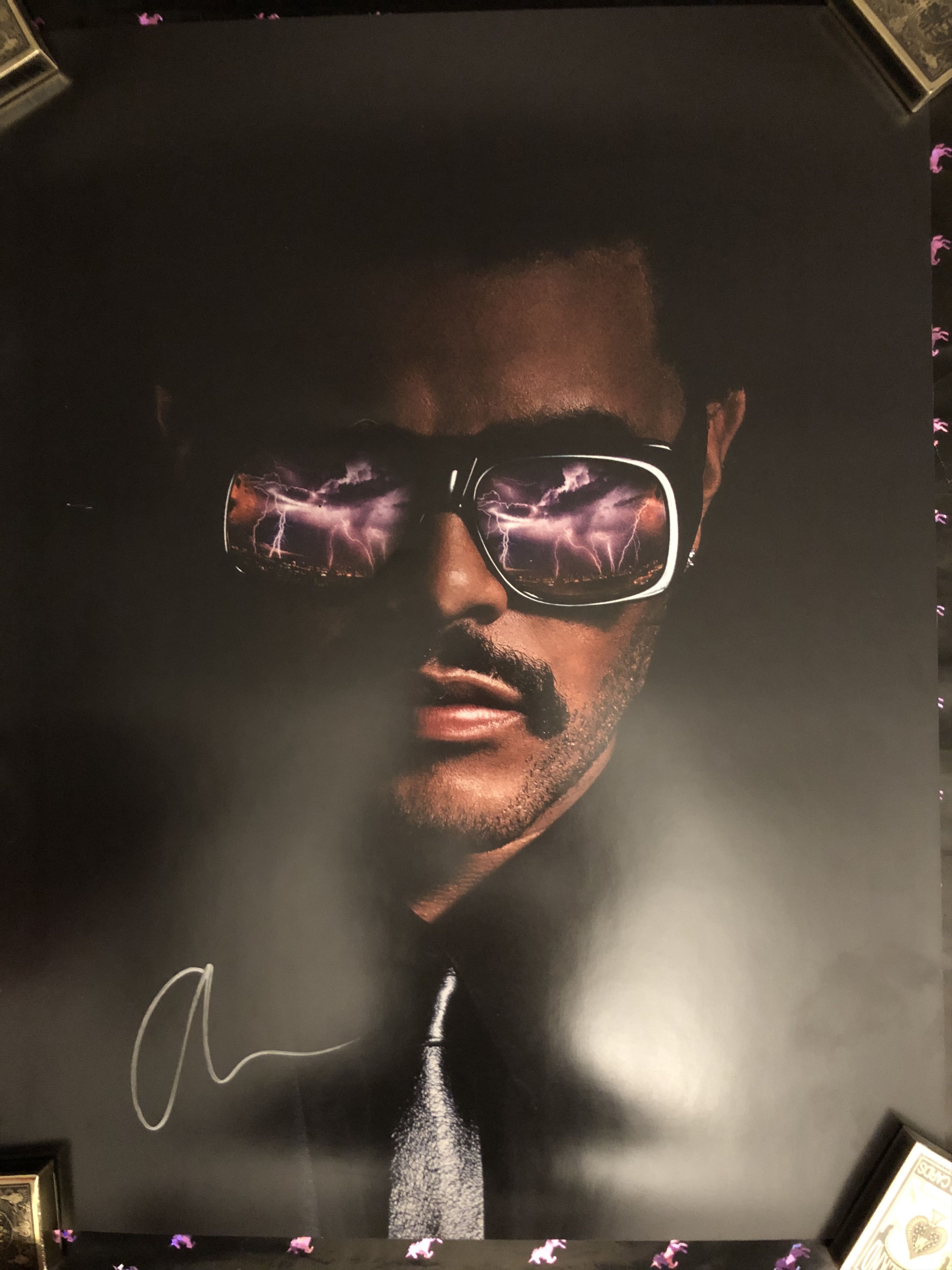 The Weeknd The Weeknd Signed After Hours Poster | Grailed