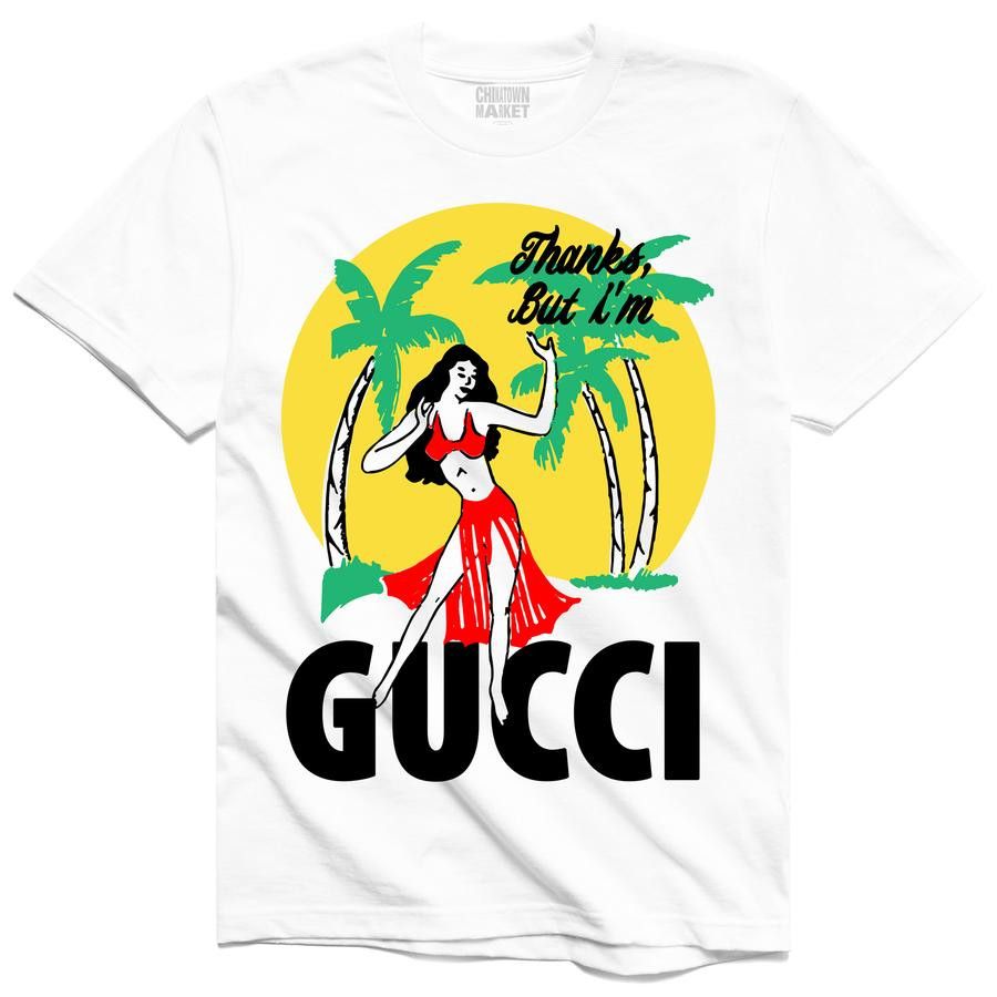 Chinatown Market CTM Secret Club Thanks But I’m Gucci Shirt graphic top screenprint