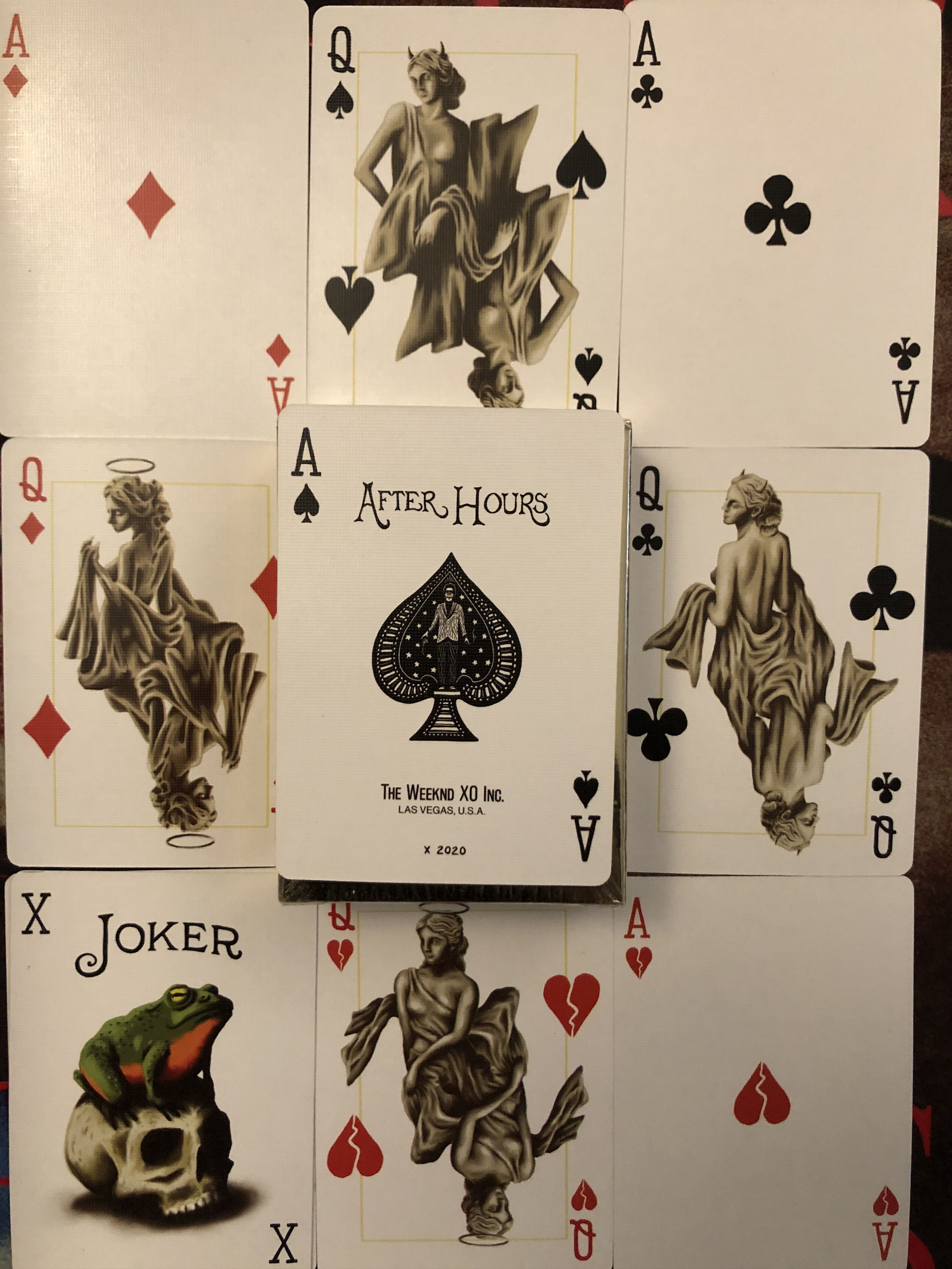 The Weeknd After Hours Playing Cards | Grailed
