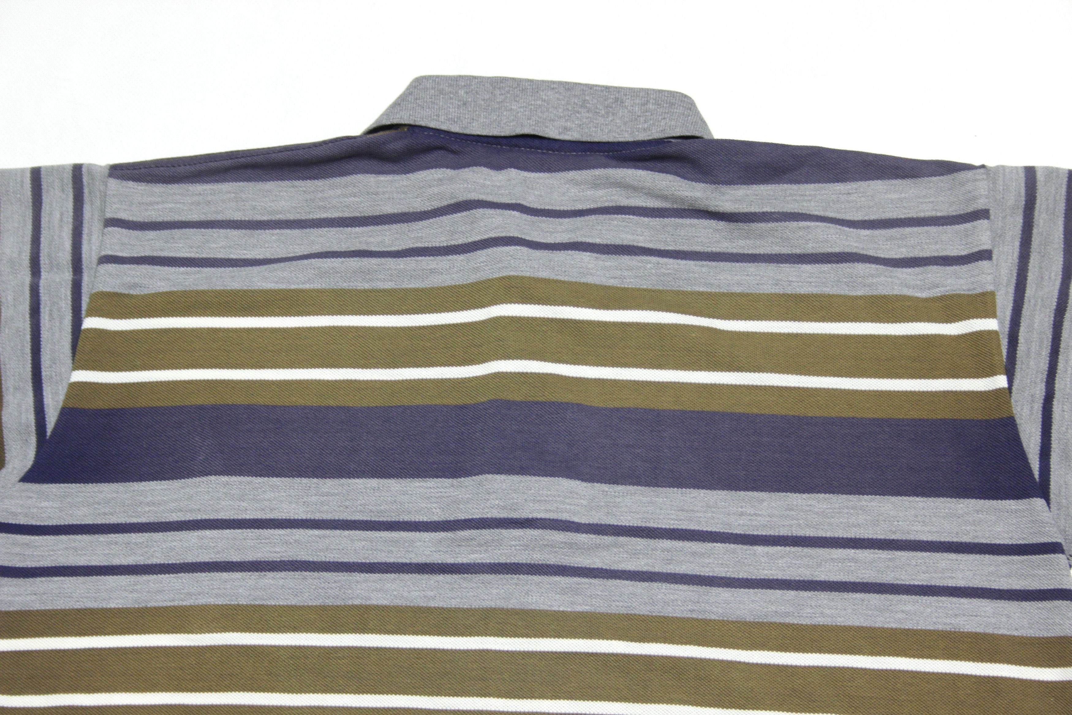 Tommy Hilfiger 90S Patch Logo Striped Polo Vintage Size US L / EU 52-54 / 3 - 4 Thumbnail