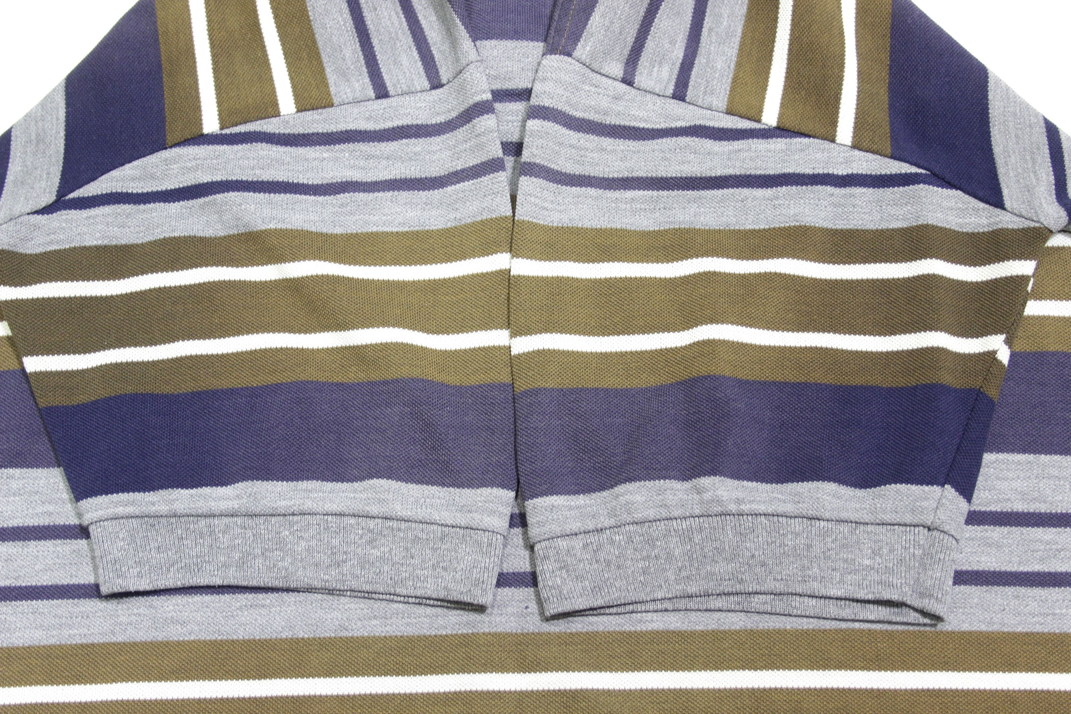 Tommy Hilfiger 90S Patch Logo Striped Polo Vintage Size US L / EU 52-54 / 3 - 6 Thumbnail