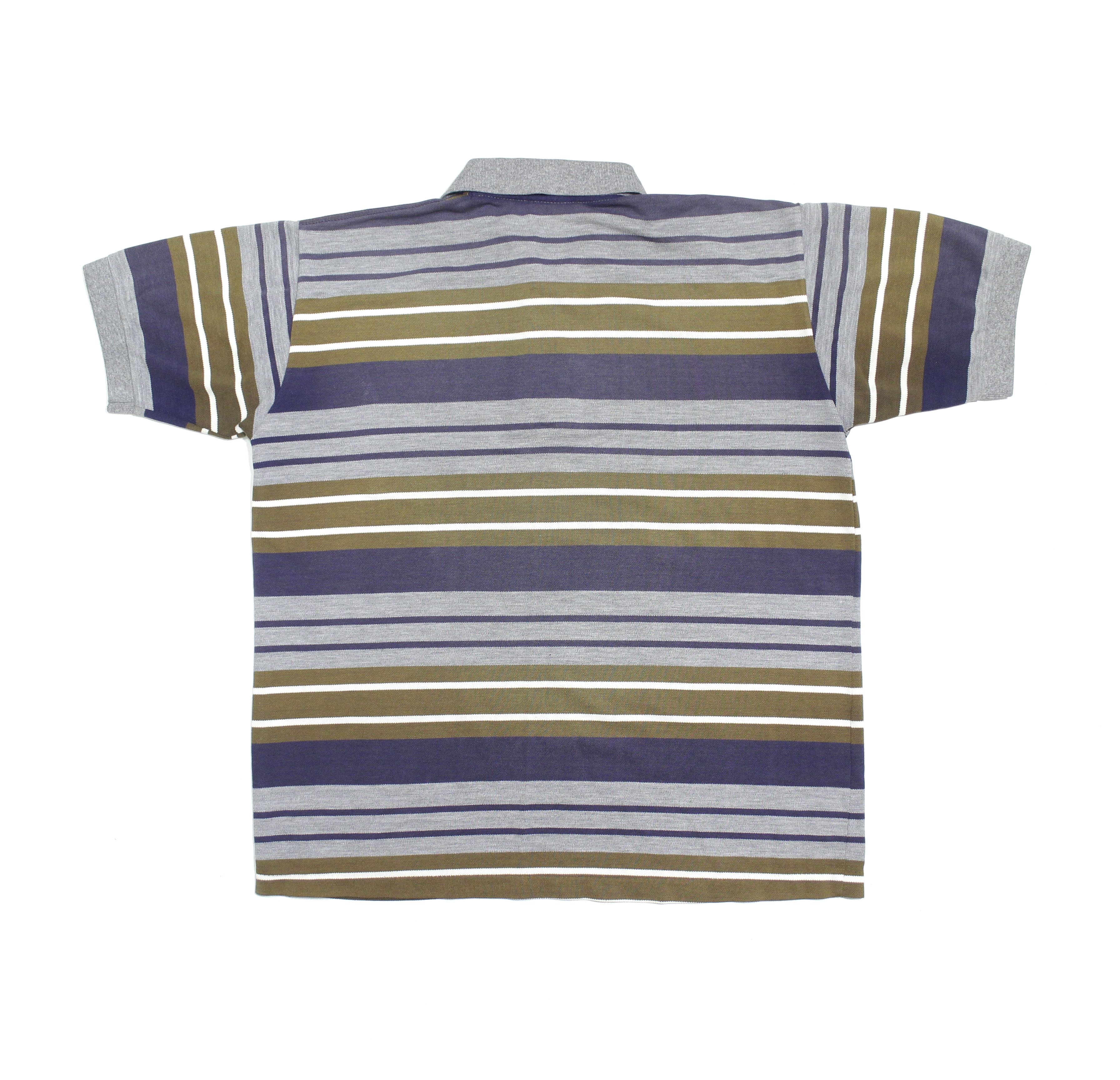 Tommy Hilfiger 90S Patch Logo Striped Polo Vintage Size US L / EU 52-54 / 3 - 2 Thumbnail