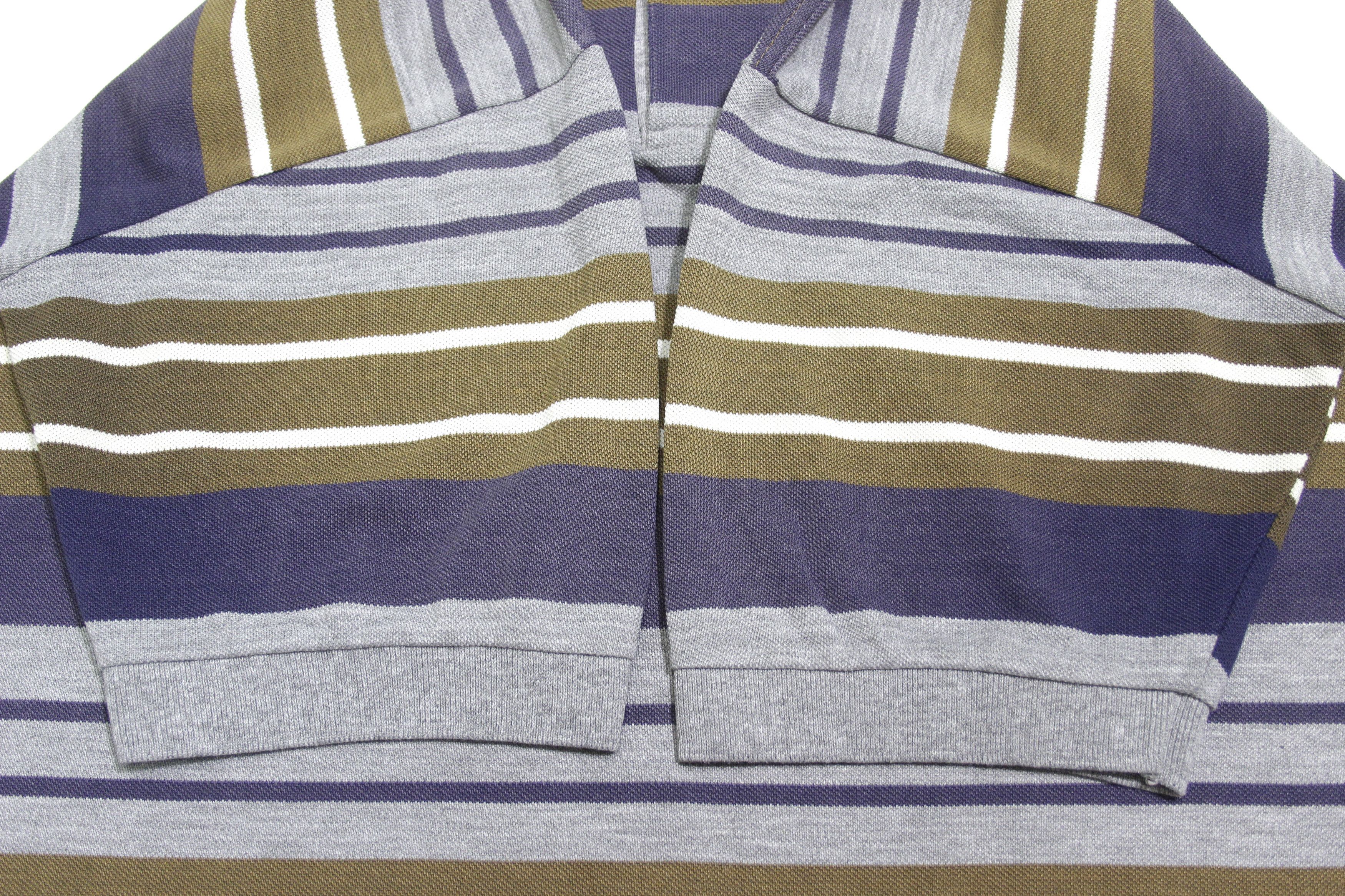 Tommy Hilfiger 90S Patch Logo Striped Polo Vintage Size US L / EU 52-54 / 3 - 5 Thumbnail