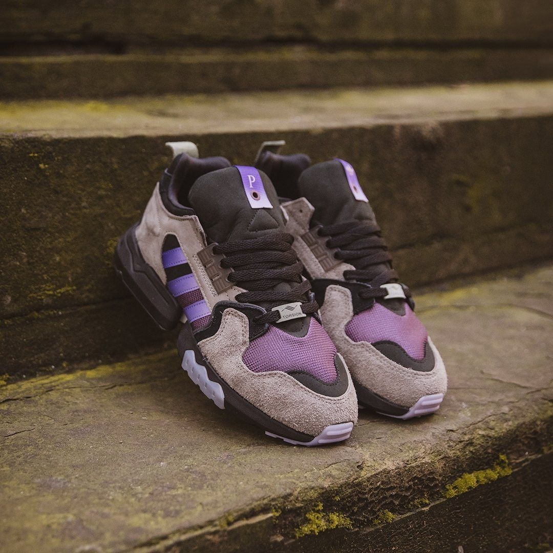 Purple Adidas Adidas Zx Torsion Packer Shelflife The Adidas