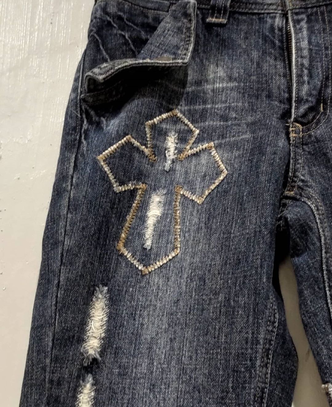 Designer × Japanese Brand Japanese Brand Cross DenimPants Size US 30 / EU 46 - 4 Thumbnail