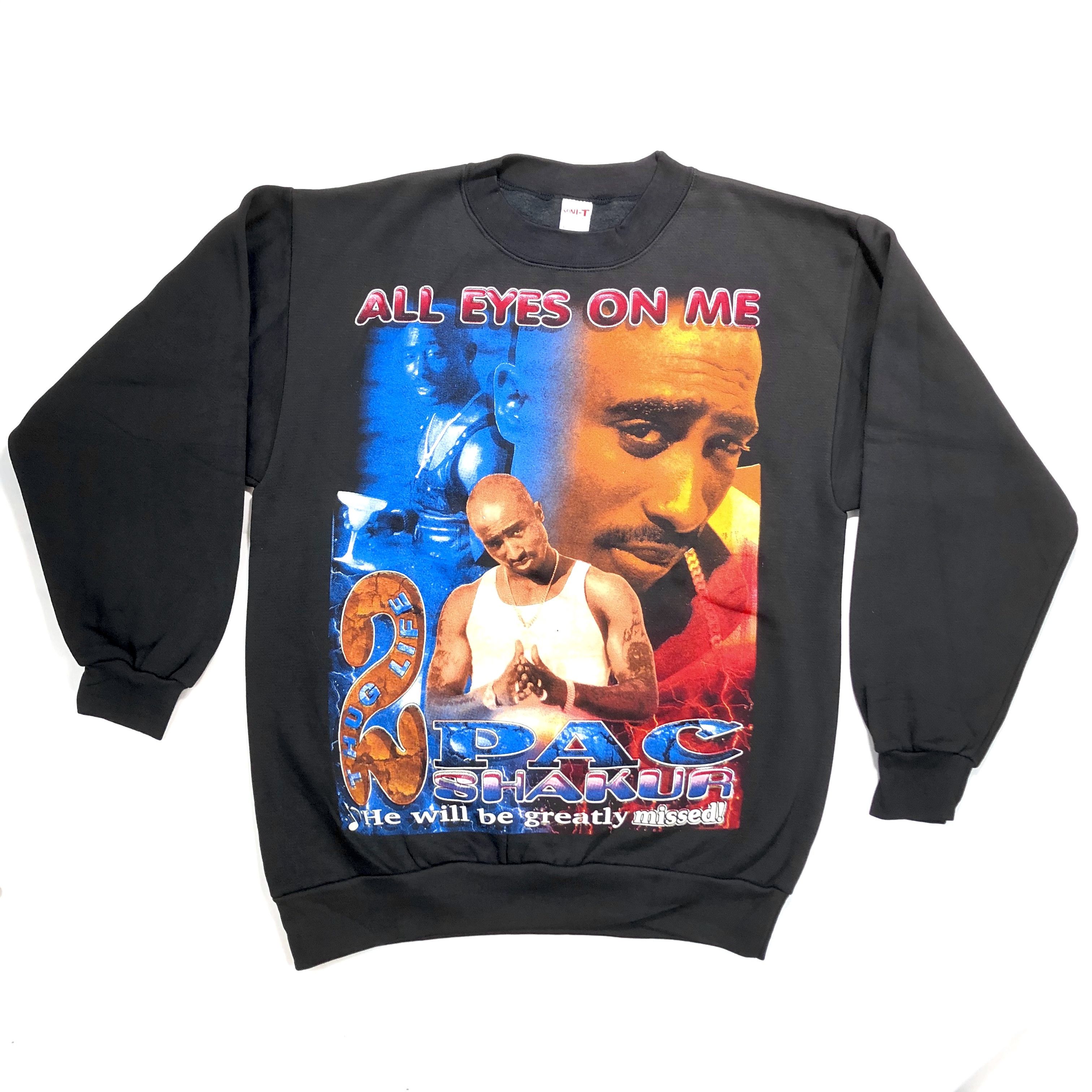 Vintage Vintage 90s 2Pac Shakur All Eyez On Me T-Shirt Crewneck