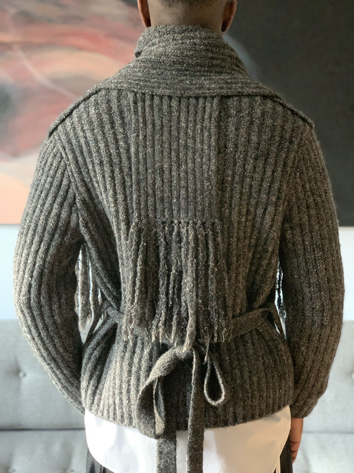 Craig Green Donegal Ribbed Scarf Sweater Size US S / EU 44-46 / 1 - 4 Thumbnail