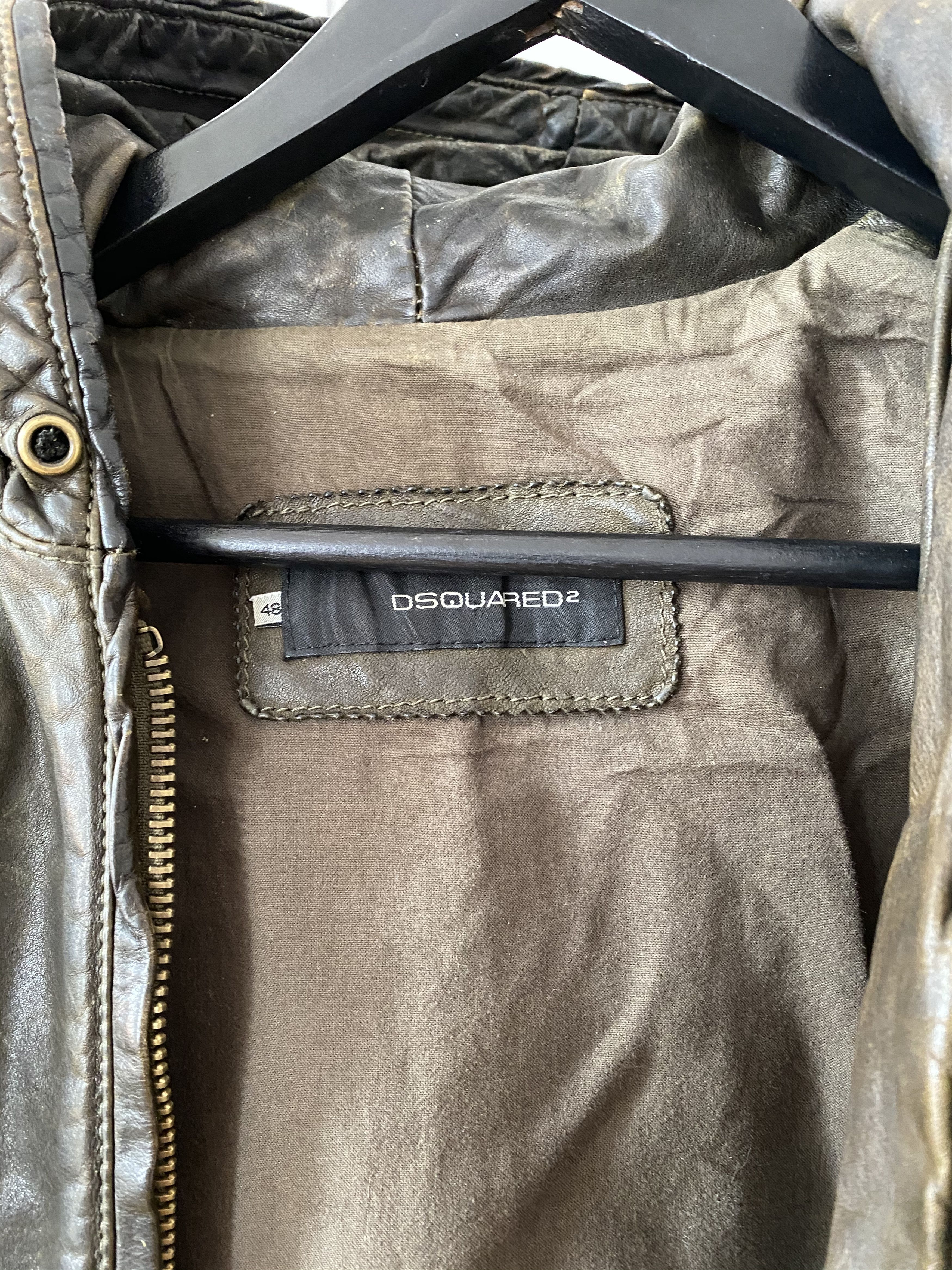 Dsquared2 Dsquared Leather Jacket Size US M / EU 48-50 / 2 - 3 Thumbnail