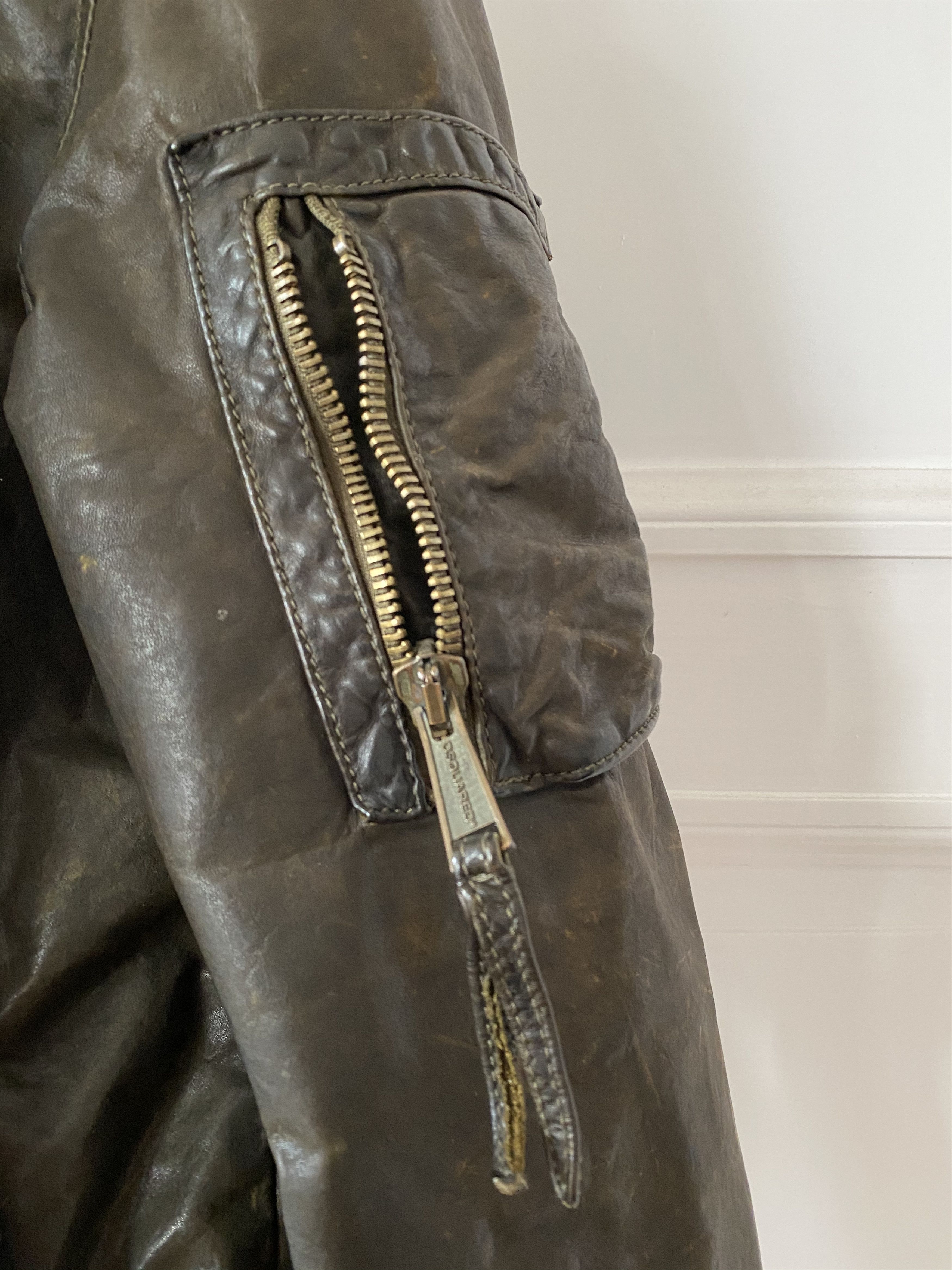 Dsquared2 Dsquared Leather Jacket Size US M / EU 48-50 / 2 - 4 Thumbnail