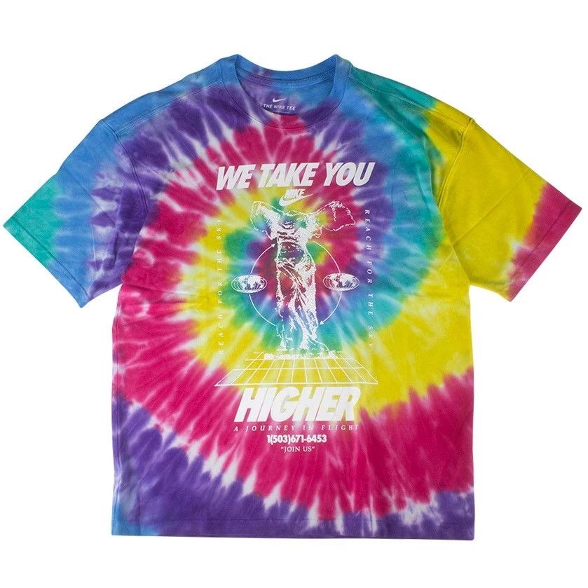 menos sirena Tendero Nike Nike “We Take You Higher” Oversized Tie Dye Tee | Grailed