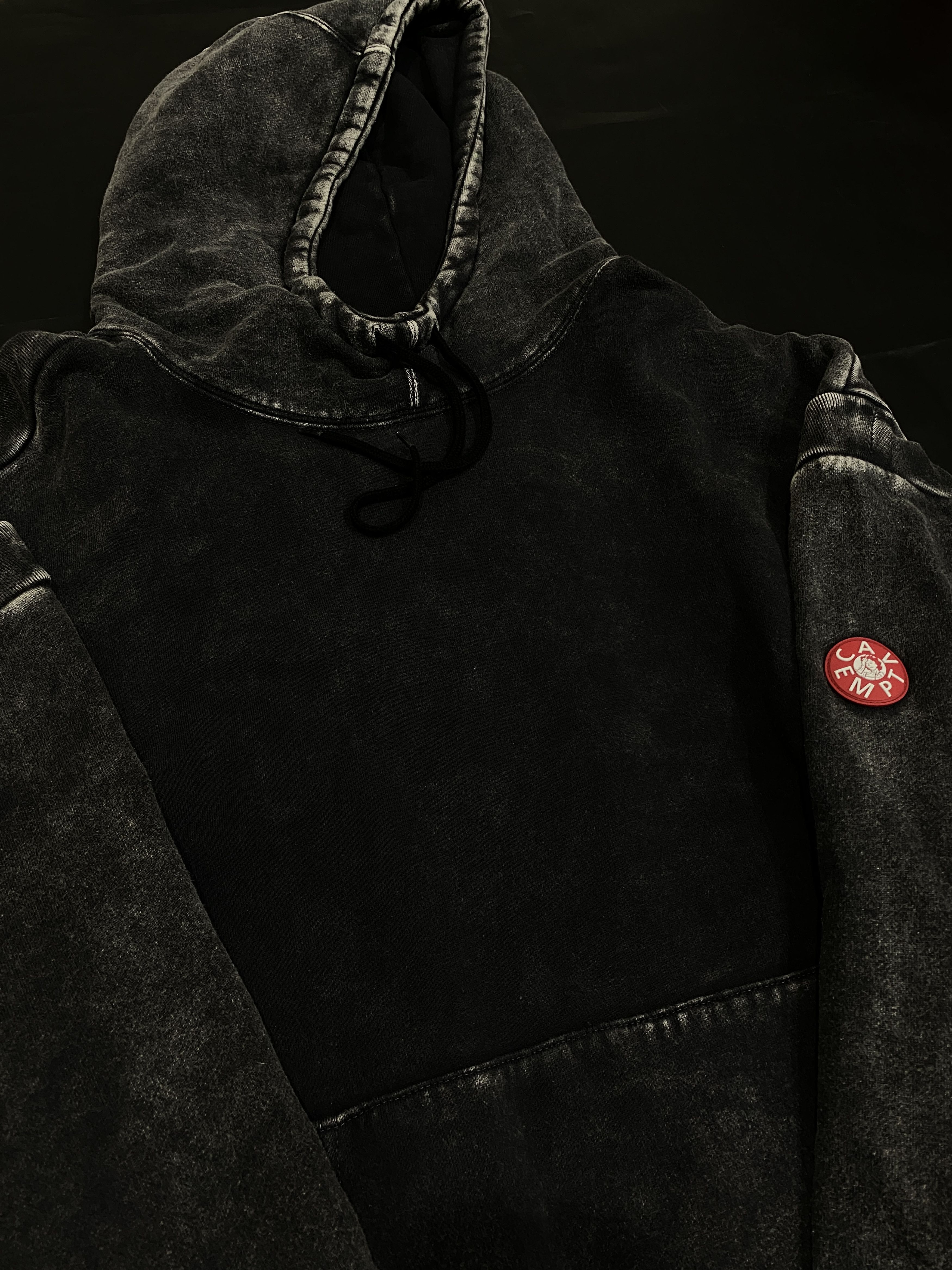 Cav Empt SS19 Bleached Rib Seam Heavy Hoodie | Grailed