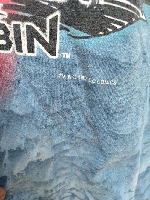 DC Comics 90s BATMAN & ROBIN TIE DYE Size US M / EU 48-50 / 2 - 5 Thumbnail