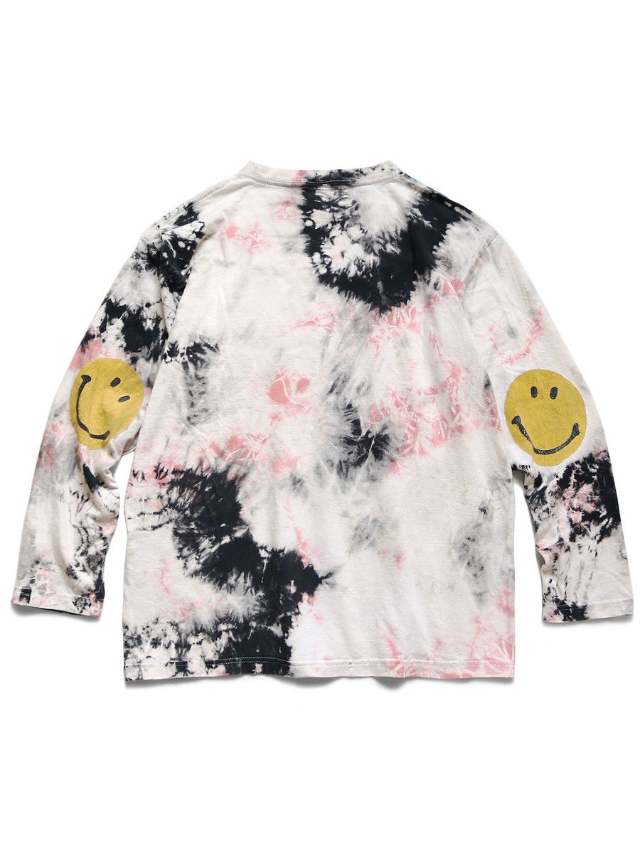 Kapital KAPITAL Tie Dye Smile Long Sleeve ASHBURY DYED BK 1 | Grailed