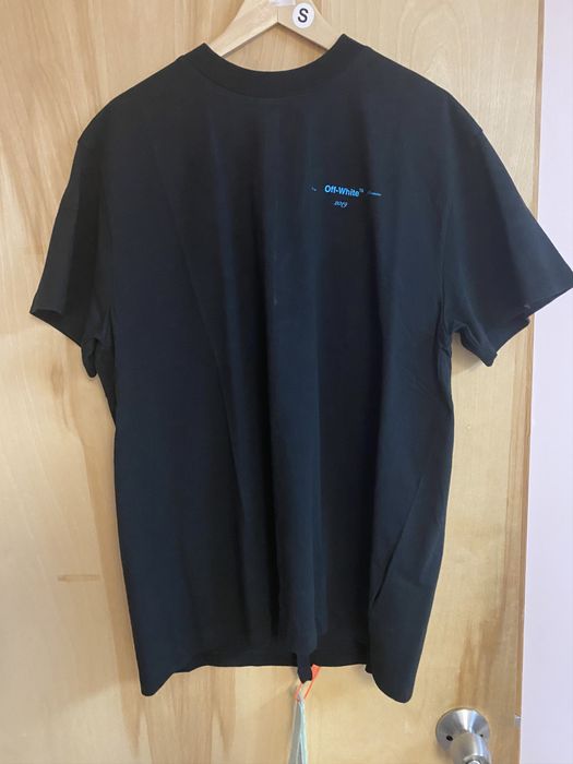 Off white black gradient t outlet shirt