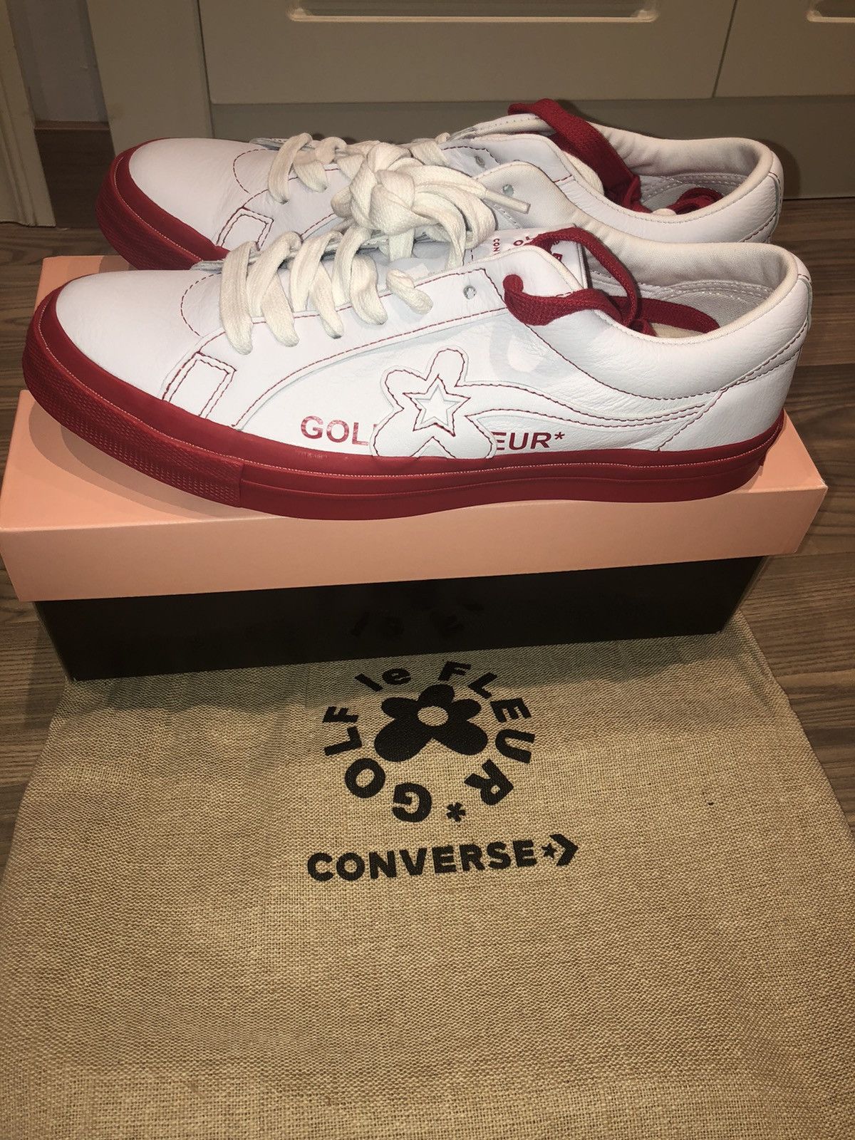 Golf le fleur shoes red hot sale