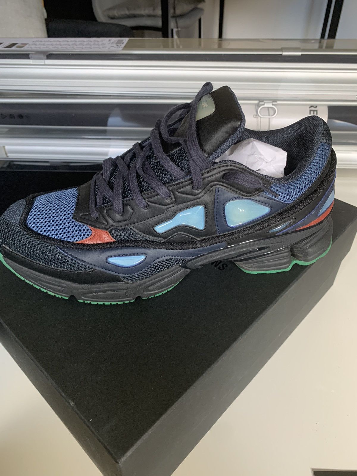 raf simons ozweego 2 night marine
