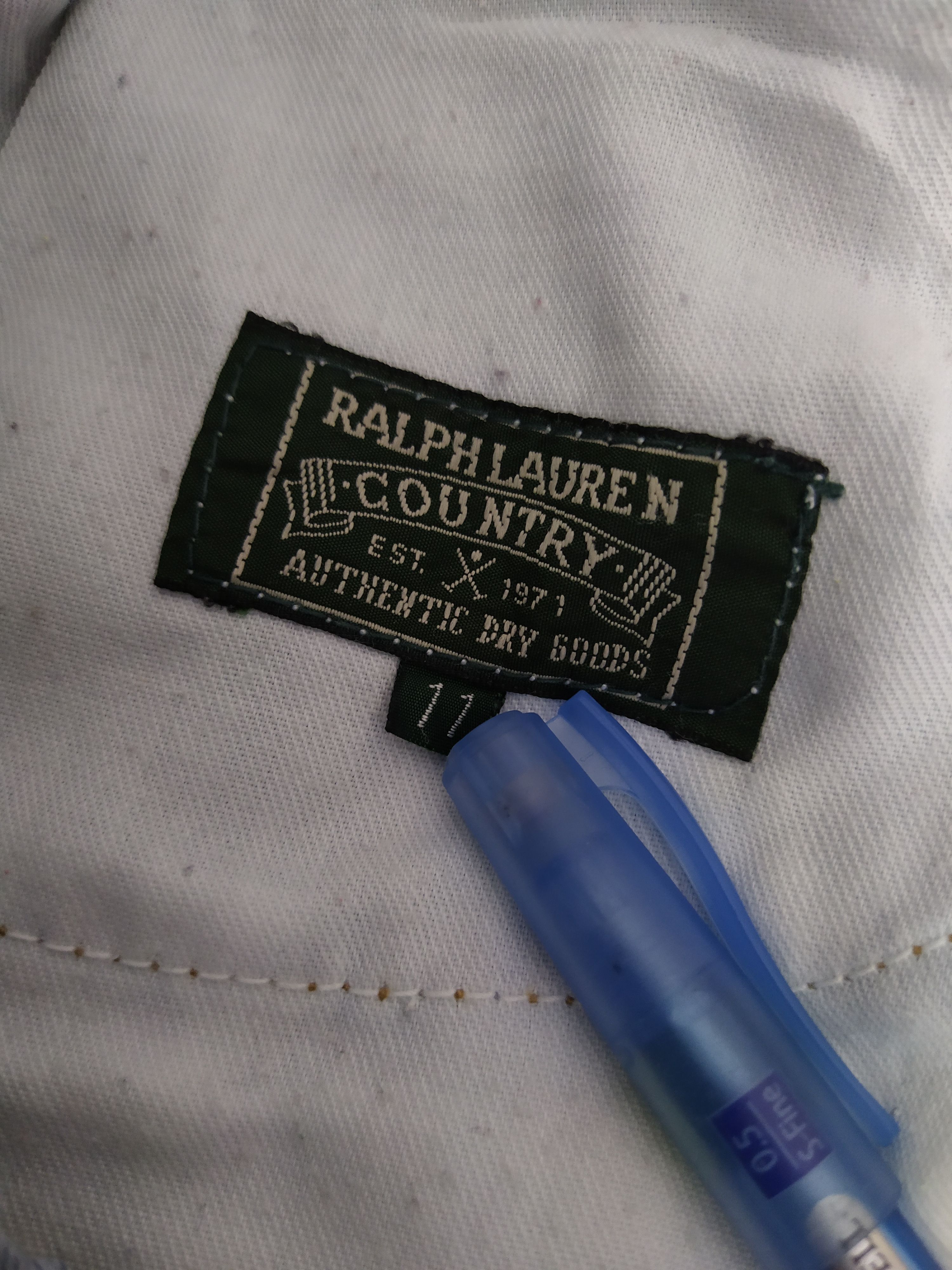 Polo Ralph Lauren 90s POLO RALPH LAUREN COUNTRY DENIM DISTRESSED (B383) w29 Size US 29 - 9 Thumbnail