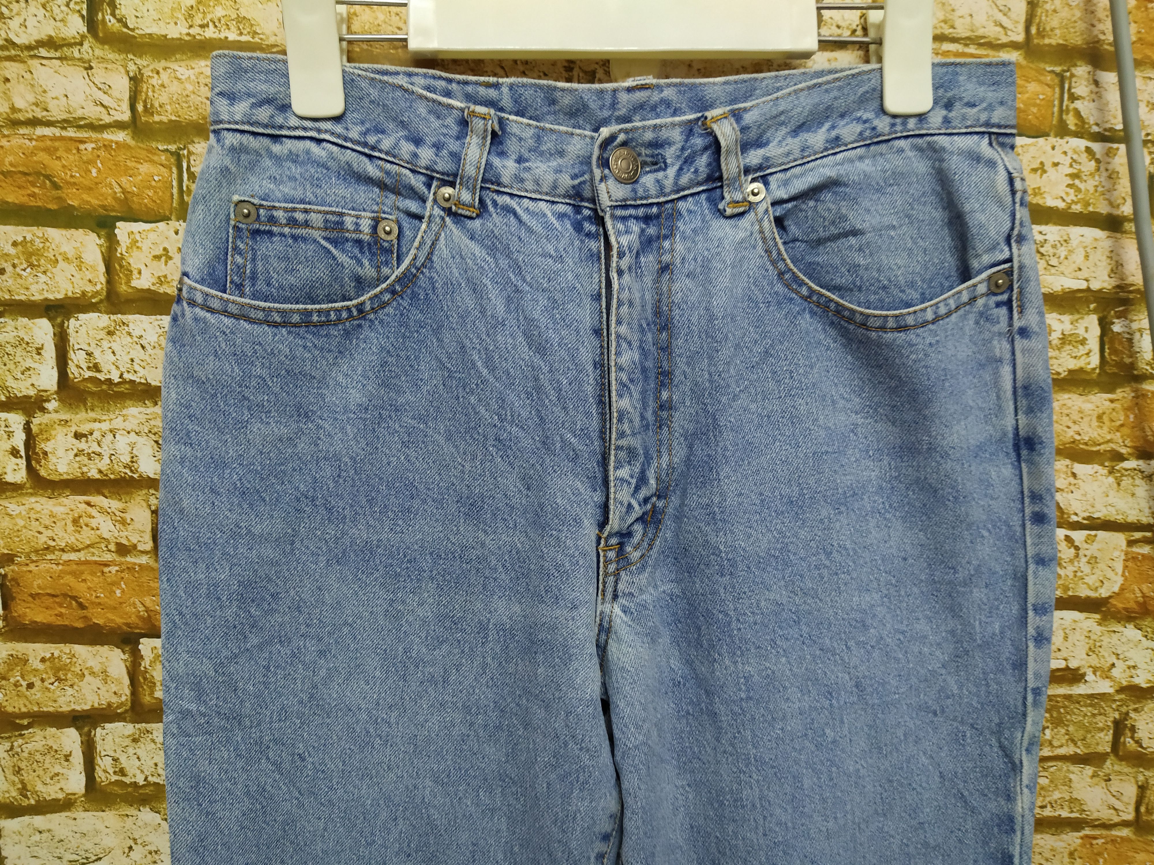 Polo Ralph Lauren 90s POLO RALPH LAUREN COUNTRY DENIM DISTRESSED (B383) w29 Size US 29 - 4 Thumbnail