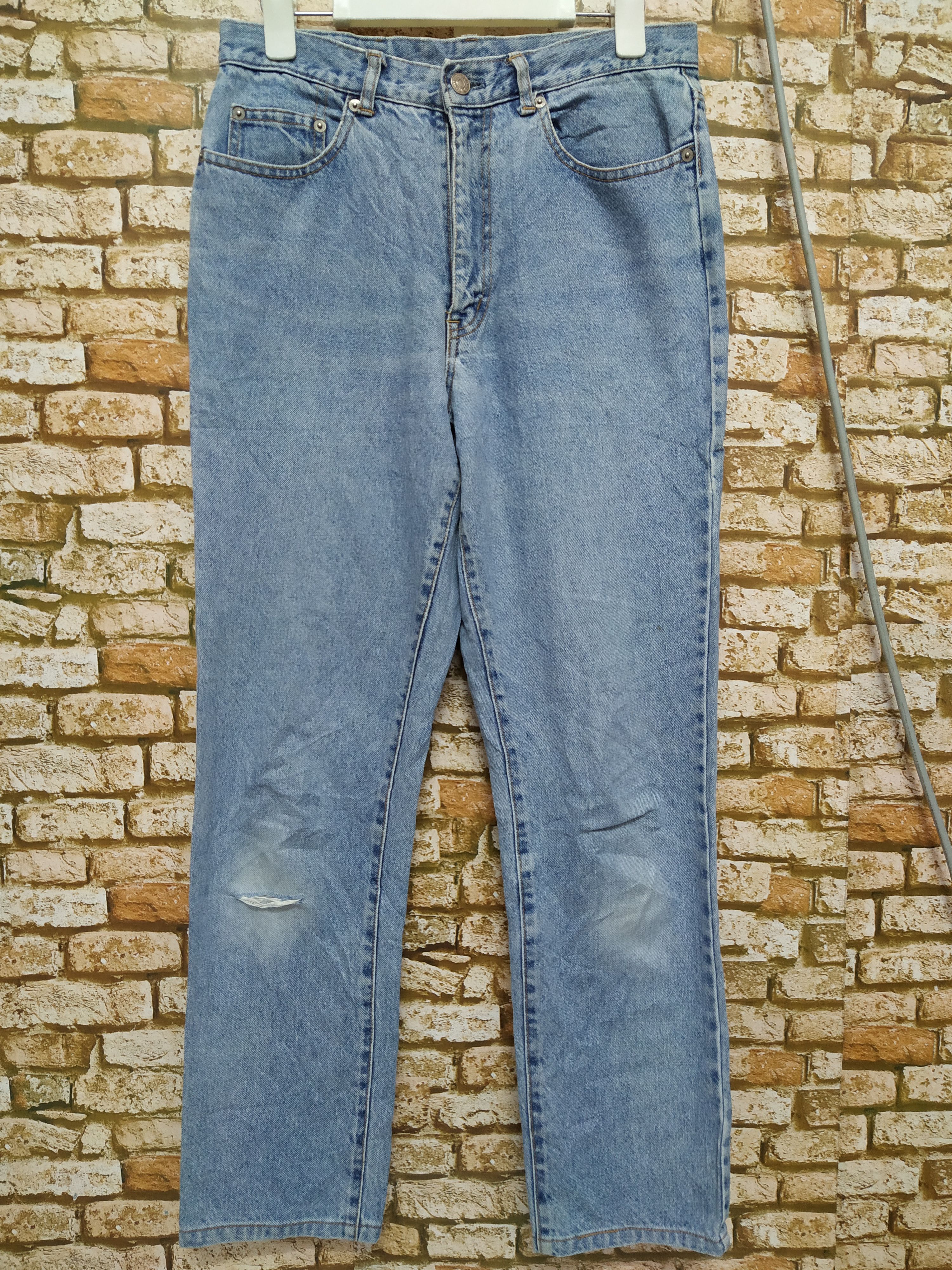 Polo Ralph Lauren 90s POLO RALPH LAUREN COUNTRY DENIM DISTRESSED (B383) w29 Size US 29 - 2 Thumbnail