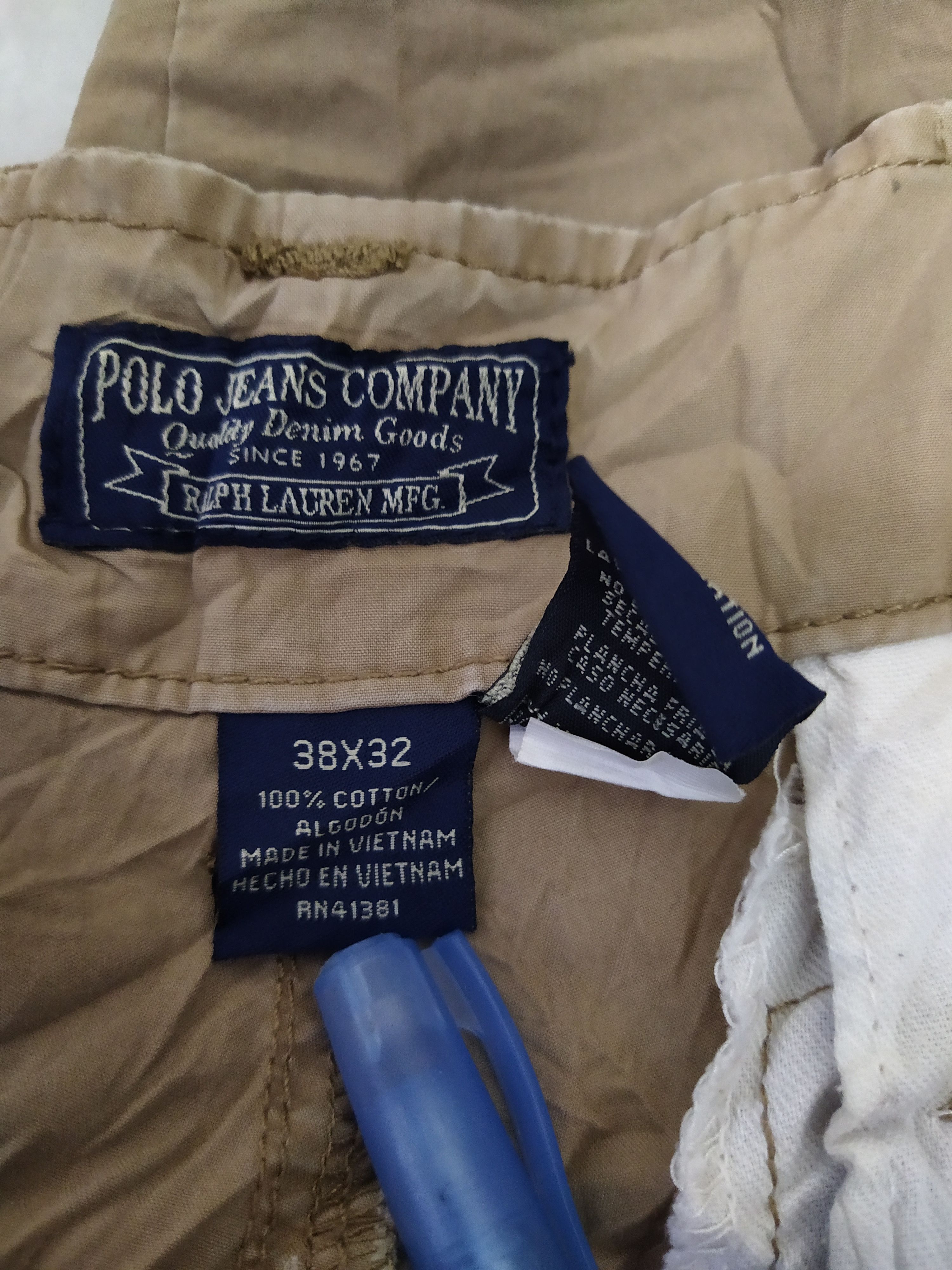 Polo Ralph Lauren POLO RALPH LAUREN CARGO TROUSER (B385) Size US 40 / EU 56 - 7 Thumbnail