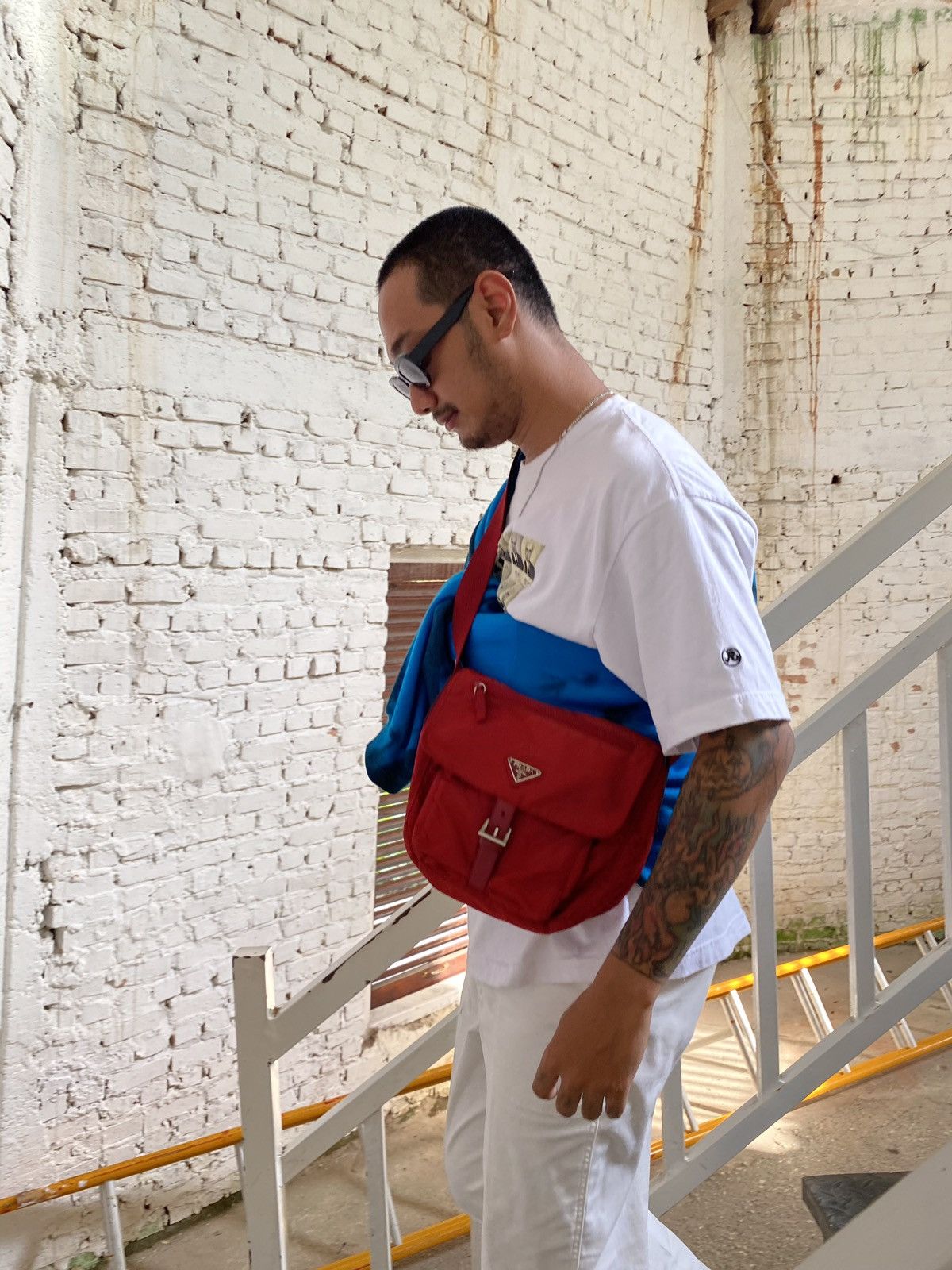 Prada Prada nylon crossbody bag red | Grailed Prada Prada nylon crossbody bag red | Grailed