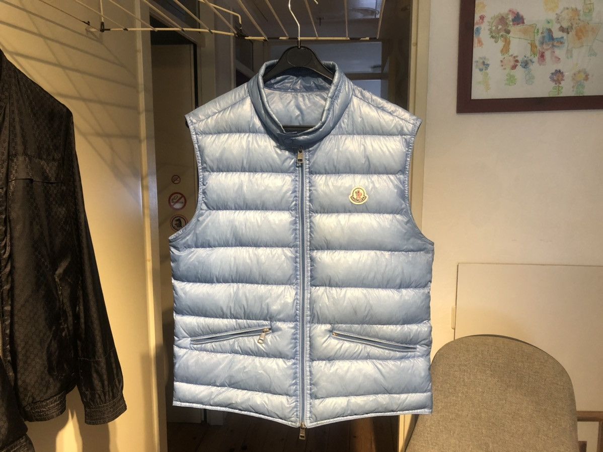 Moncler Moncler Gui Gilet Vest Light Blue Grailed