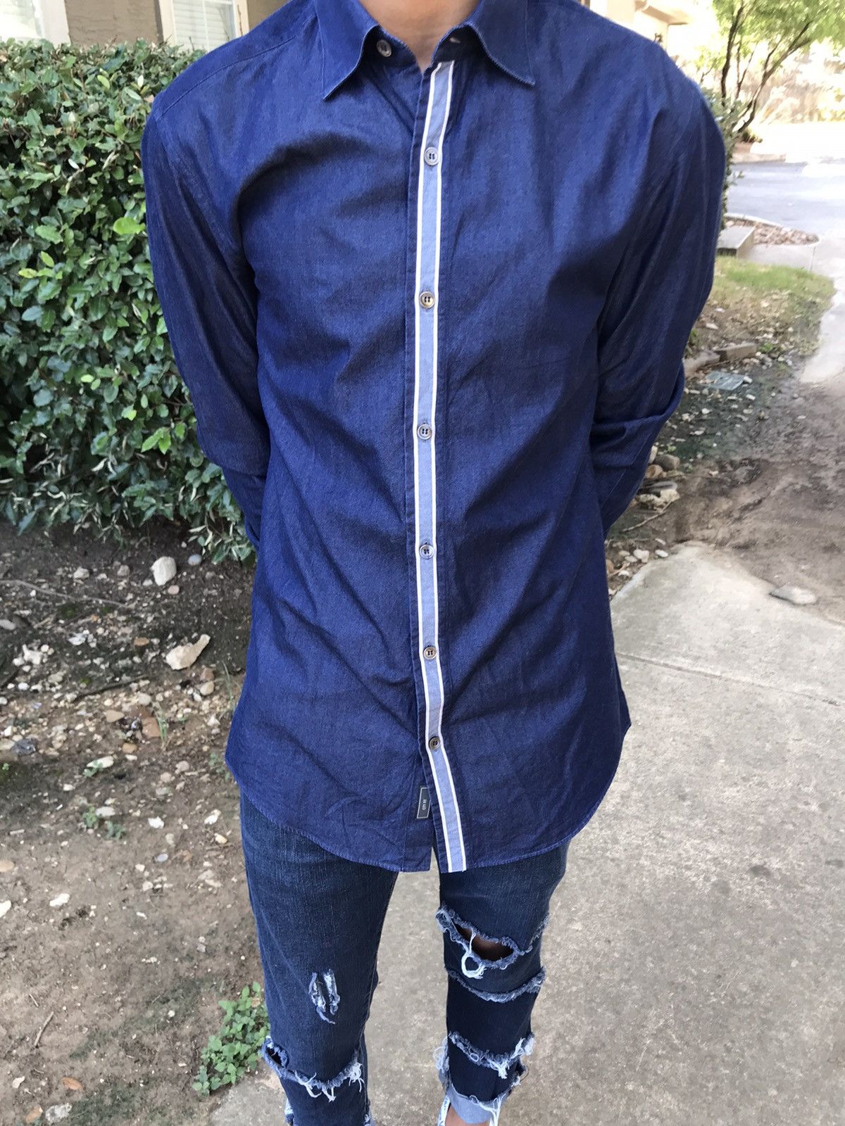 Indigo Denim Selvedge shirt (City Fit)