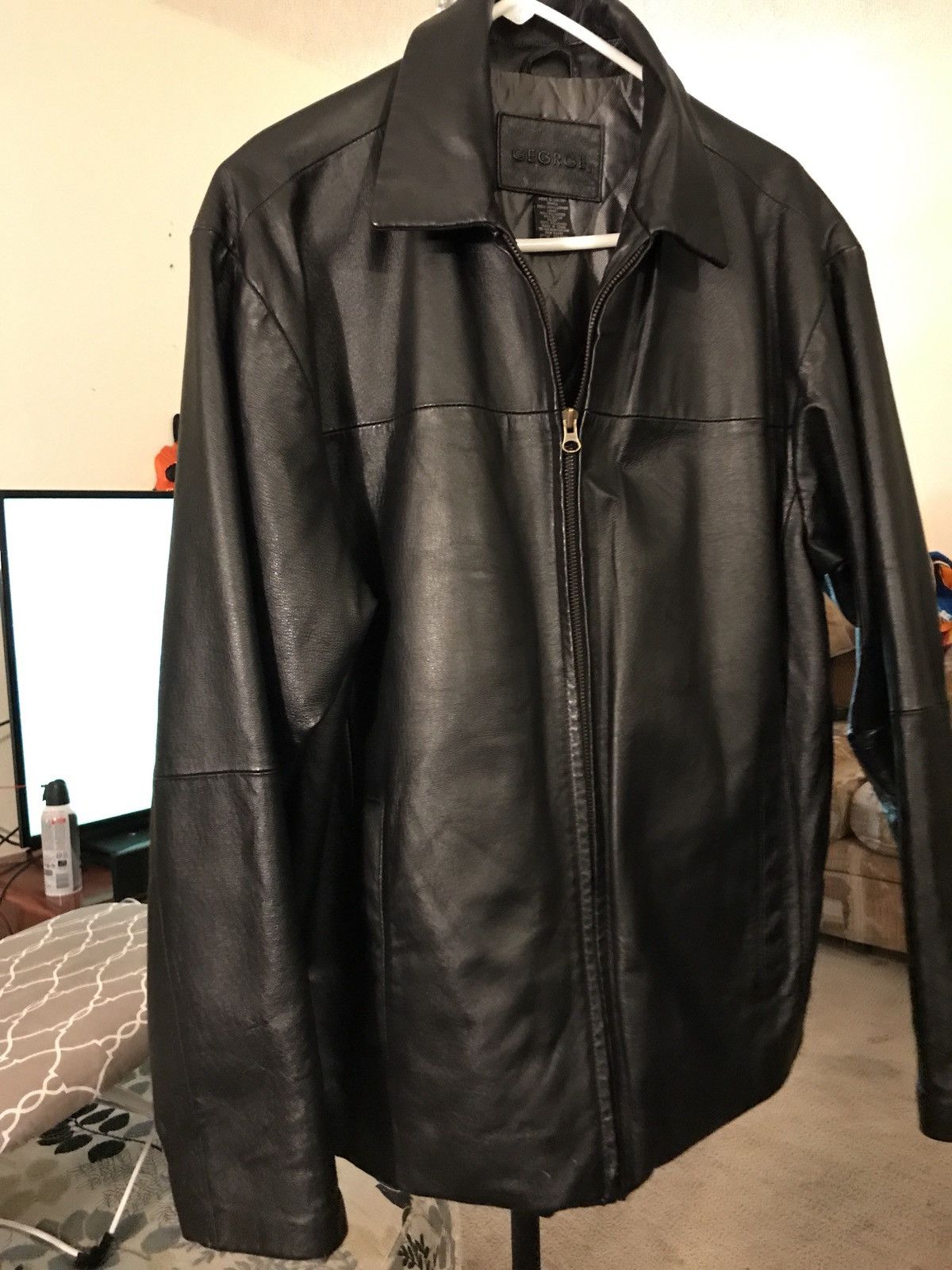 George Mens Leather Jacket | Grailed