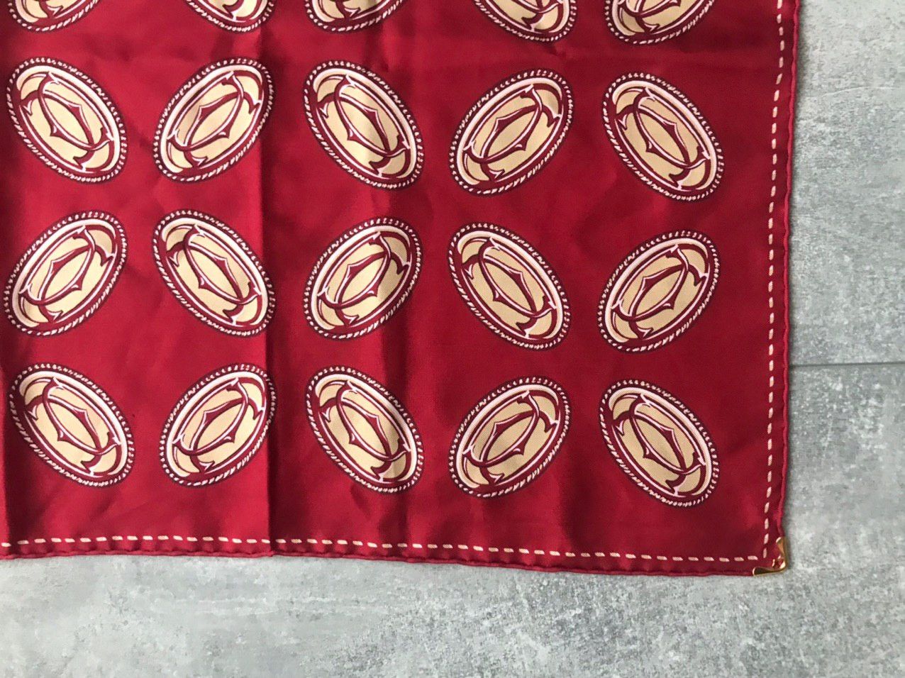 Cartier Cartier Monogram red silk scarves Size ONE SIZE - 7 Thumbnail