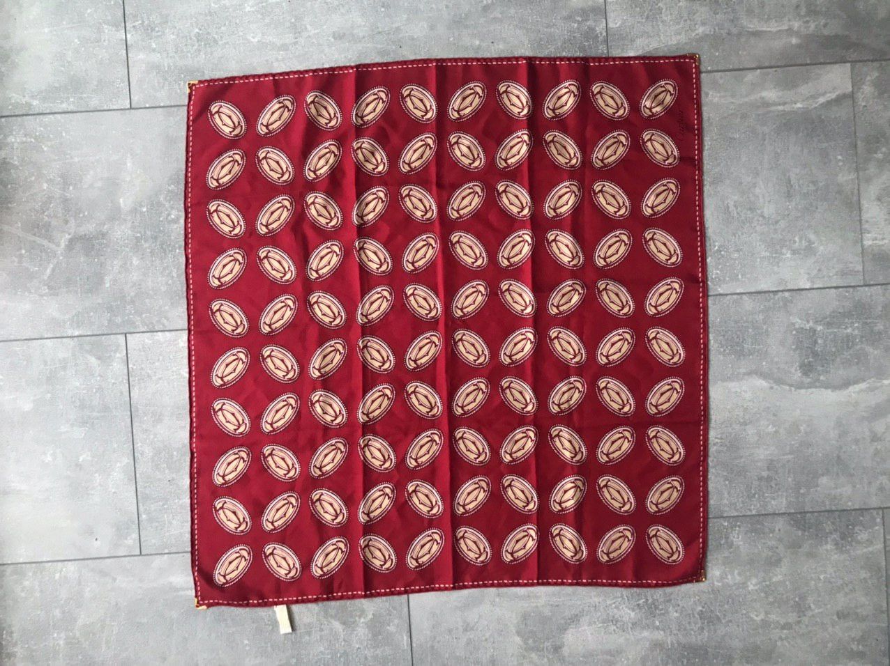 Cartier Cartier Monogram red silk scarves Size ONE SIZE - 1 Thumbnail