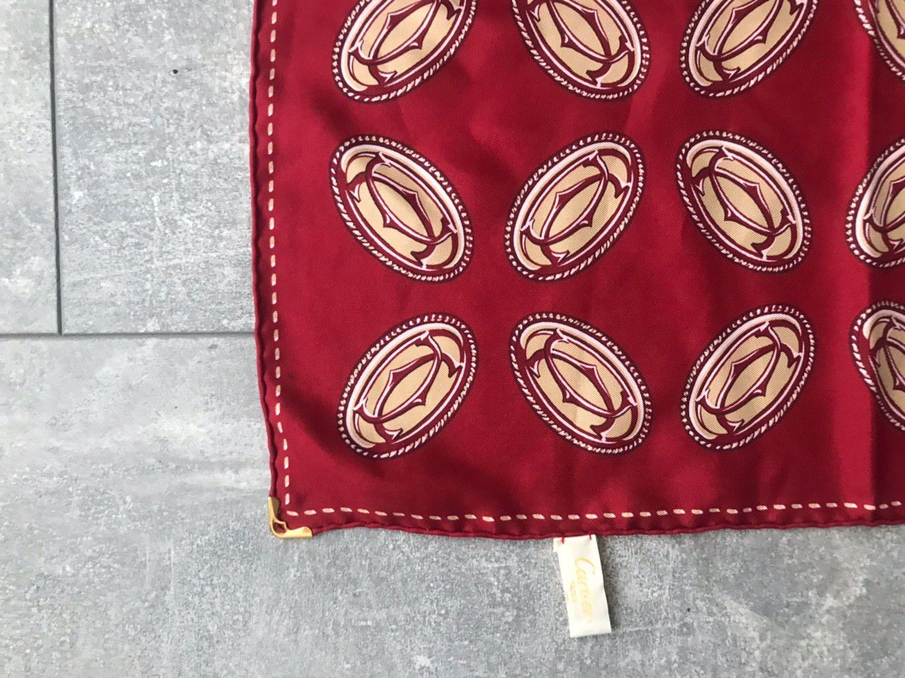 Cartier Cartier Monogram red silk scarves Size ONE SIZE - 8 Thumbnail