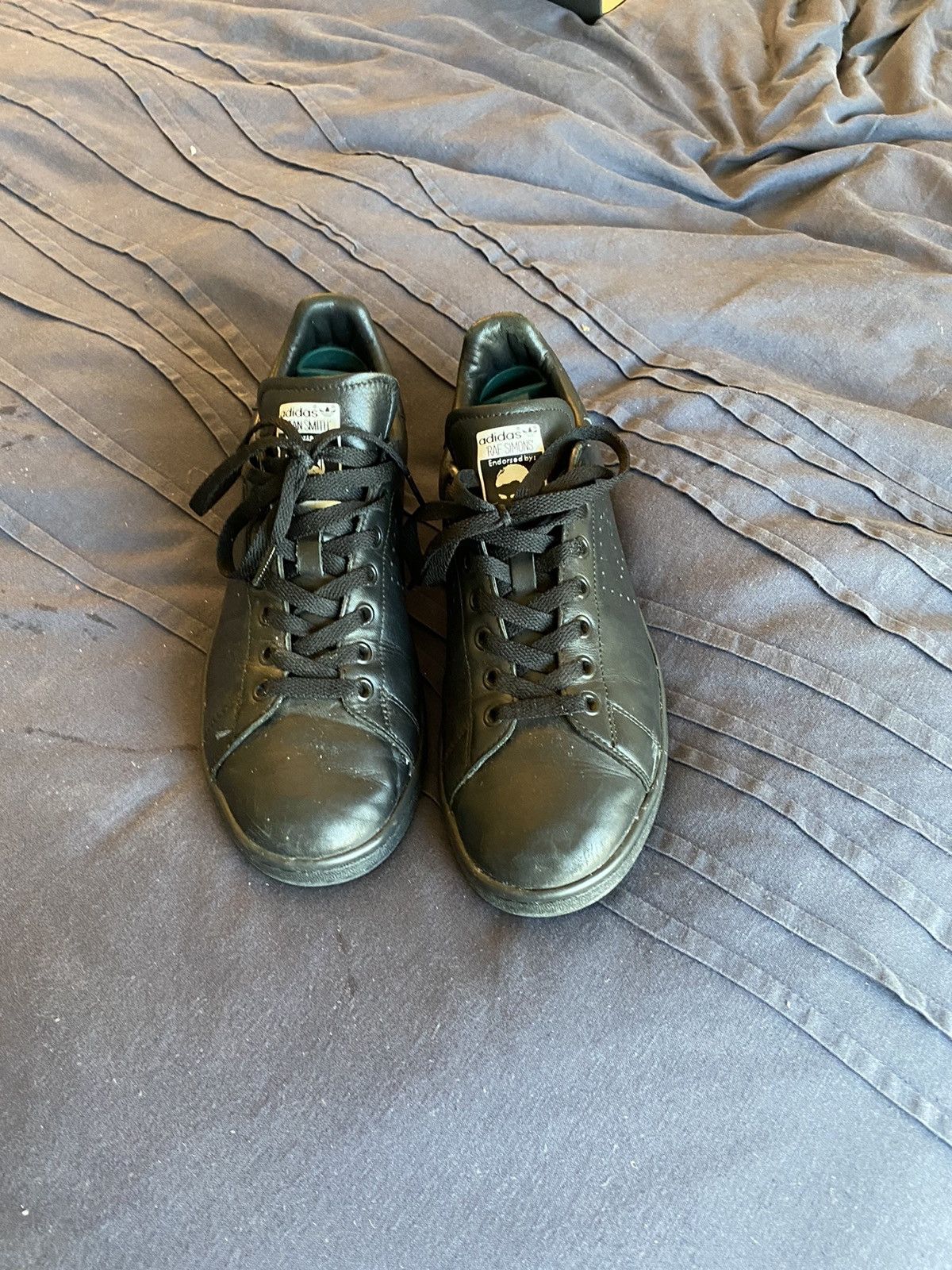 Adidas × Raf Simons Raf Simons x Stan Smith Core Black 2017 Size US 9.5 / EU 42-43 - 3 Thumbnail