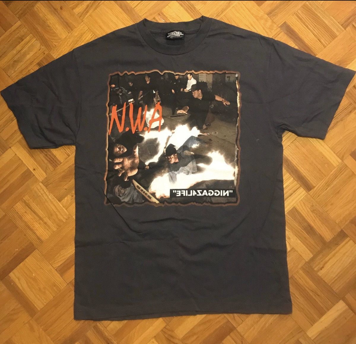 N.W.A 80s 90s NIGGAZ4LIFE Tシャツ NWA N.W.A NIGGAZ4LIFE 90sヴィンテージTシャツ USA