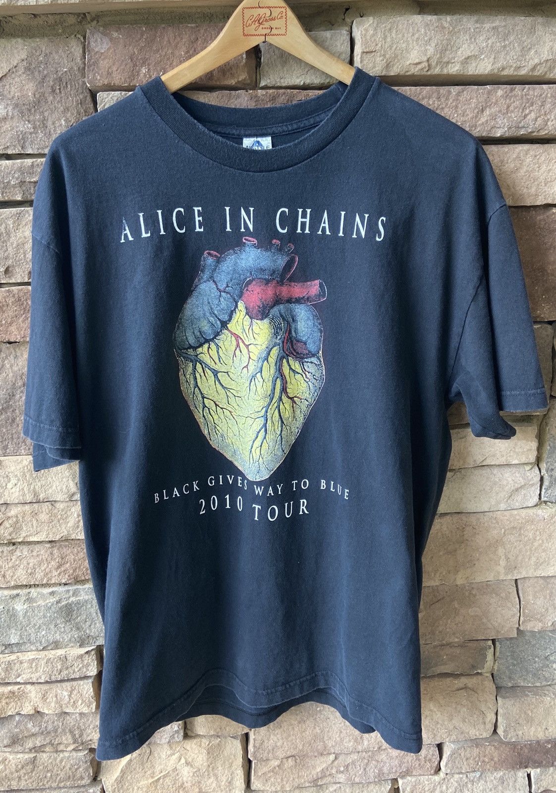 Alice In Chains Shirt Black Gives Way To Blue - High-Quality