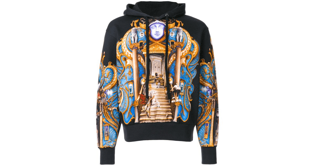 Versace VERSACE Skater Olympus Printed Hoodie Grailed