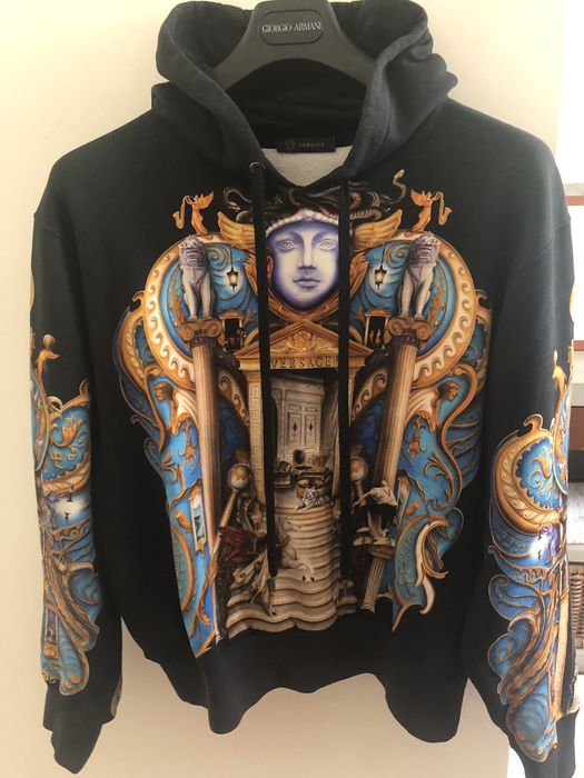 Versace skater 2025 olympus print hoodie